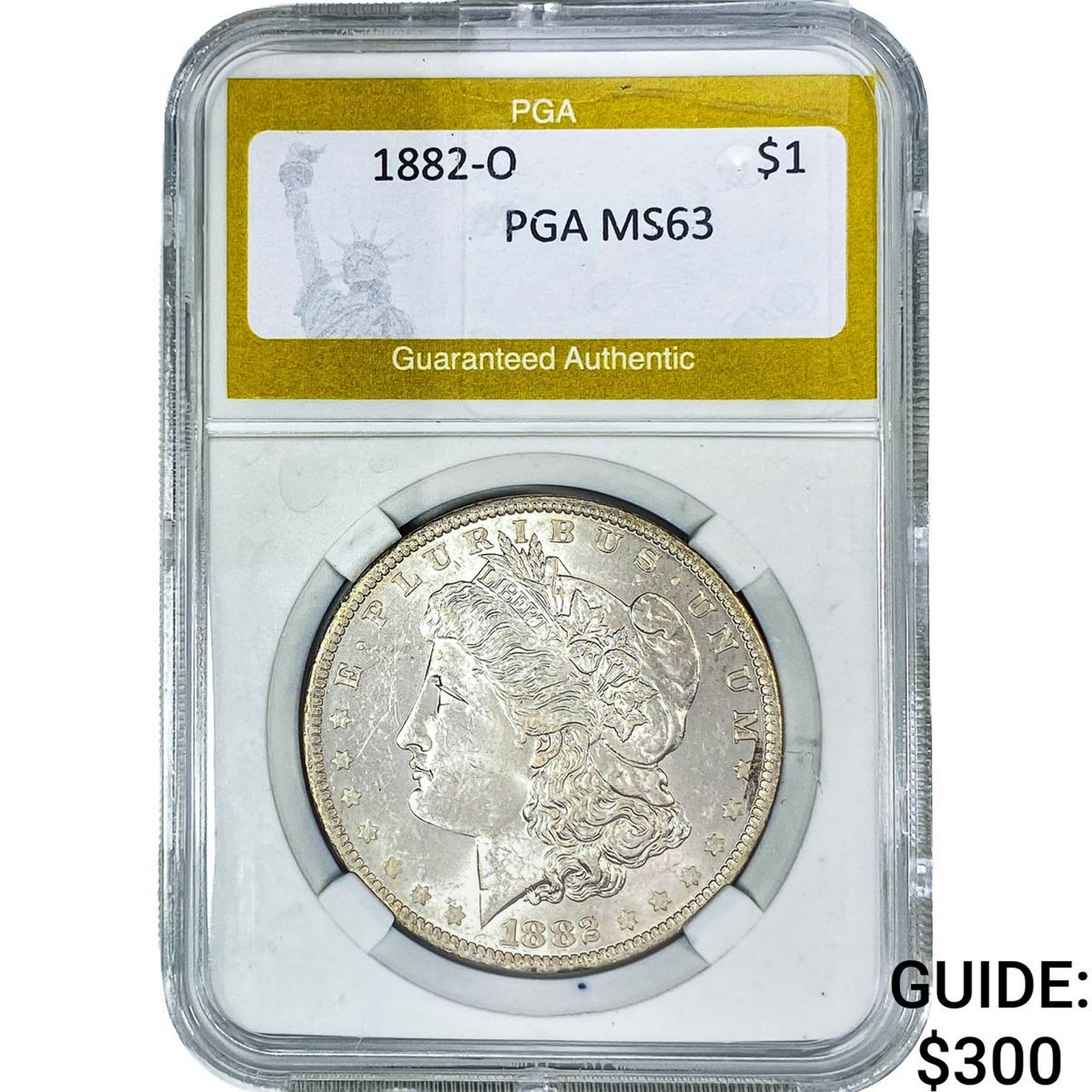 1882-O Morgan Silver Dollar PGA MS63 (1 of 2)