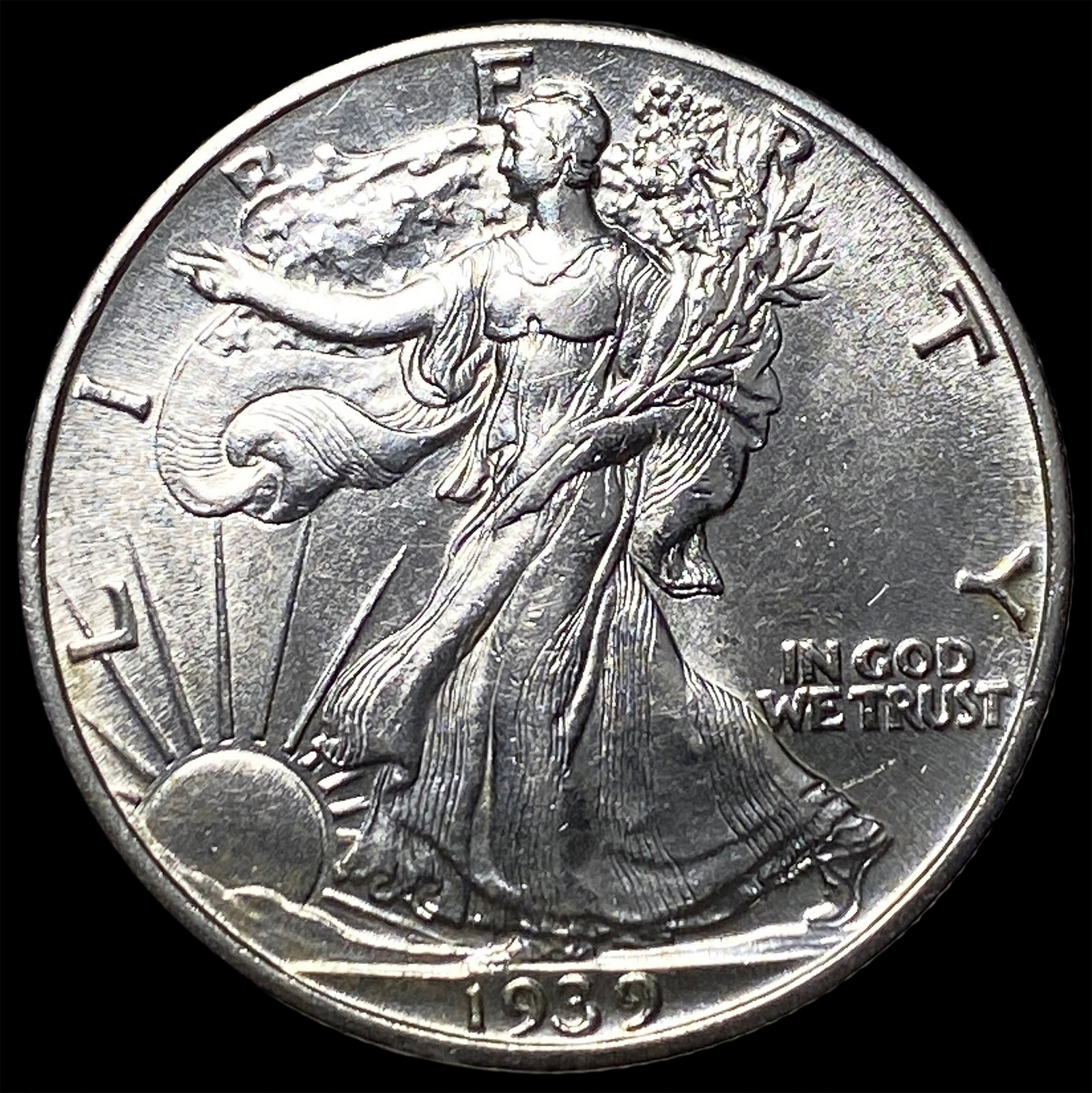 1939 Walking Liberty Half Dollar UNCIRCULATED: 1939 Walking Liberty Half Dollar UNCIRCULATED