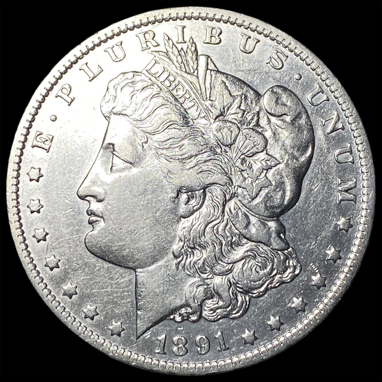 1891-O Silver Morgan Dollar CLOSELY UNCIRCULATED: 1891-O Silver Morgan Dollar CLOSELY UNCIRCULATED