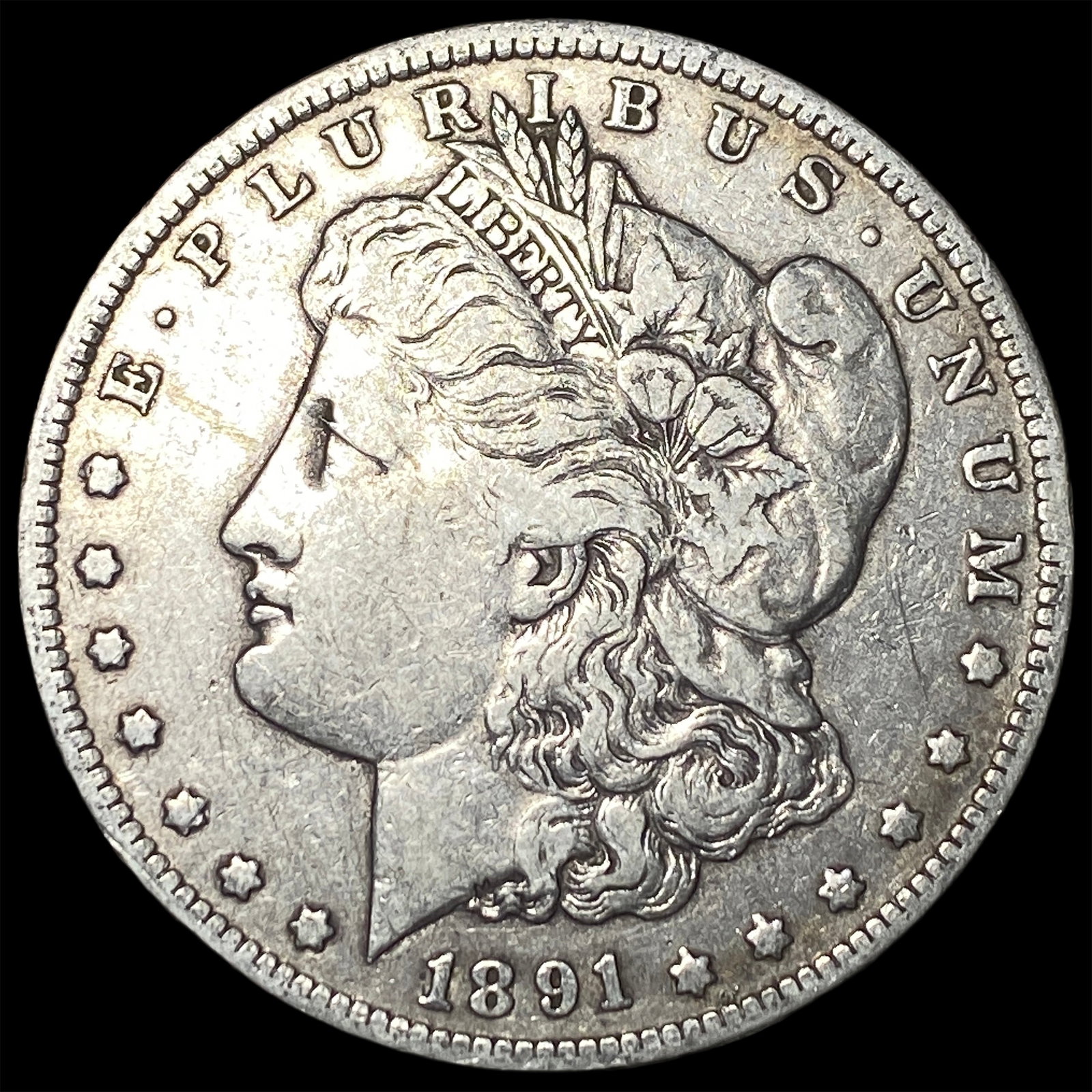 1891-O Silver Morgan Dollar LIGHTLY CIRCULATED: 1891-O Silver Morgan Dollar LIGHTLY CIRCULATED