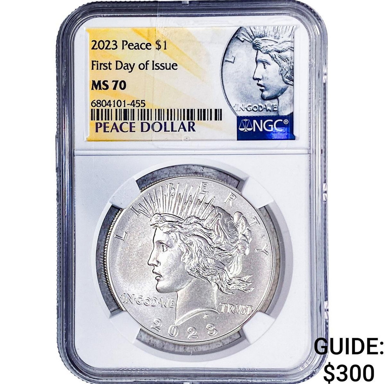 2023 Silver Peace Dollar NGC MS70: 2023 Silver Peace Dollar NGC MS70