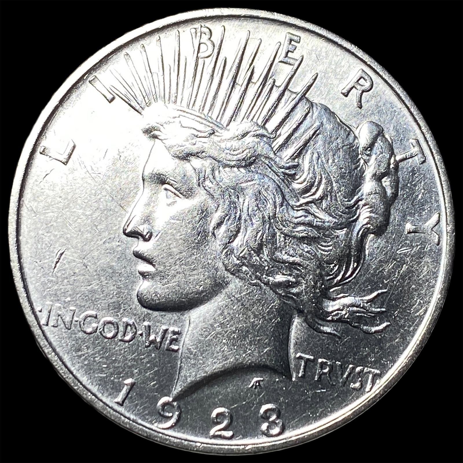 1923-D Silver Peace Dollar UNCIRCULATED: 1923-D Silver Peace Dollar UNCIRCULATED
