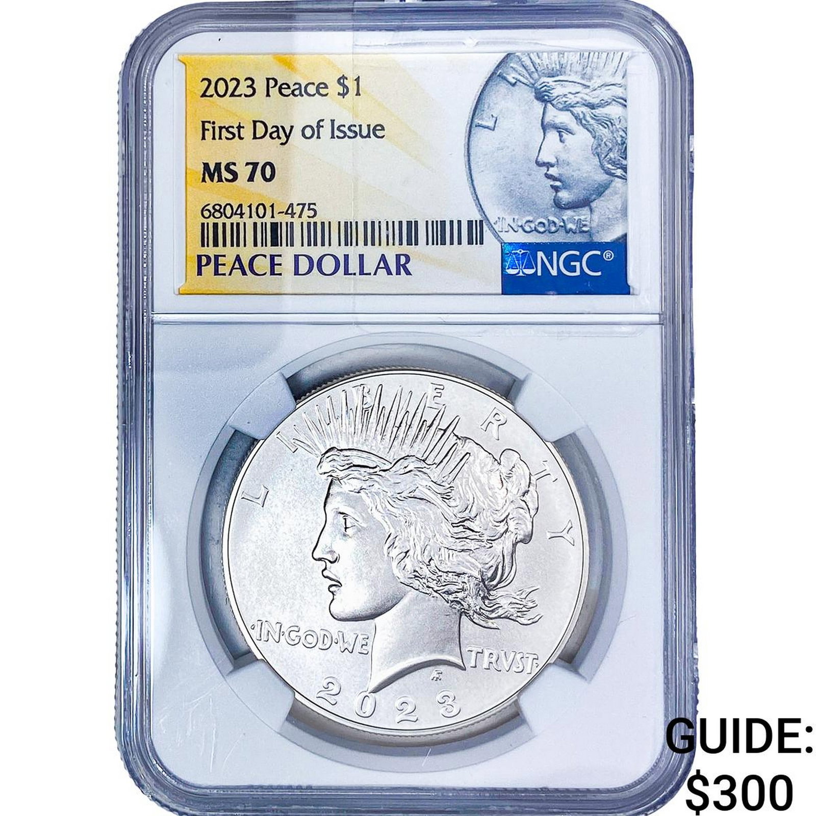 2023 Silver Peace Dollar NGC MS70 (1 of 2)