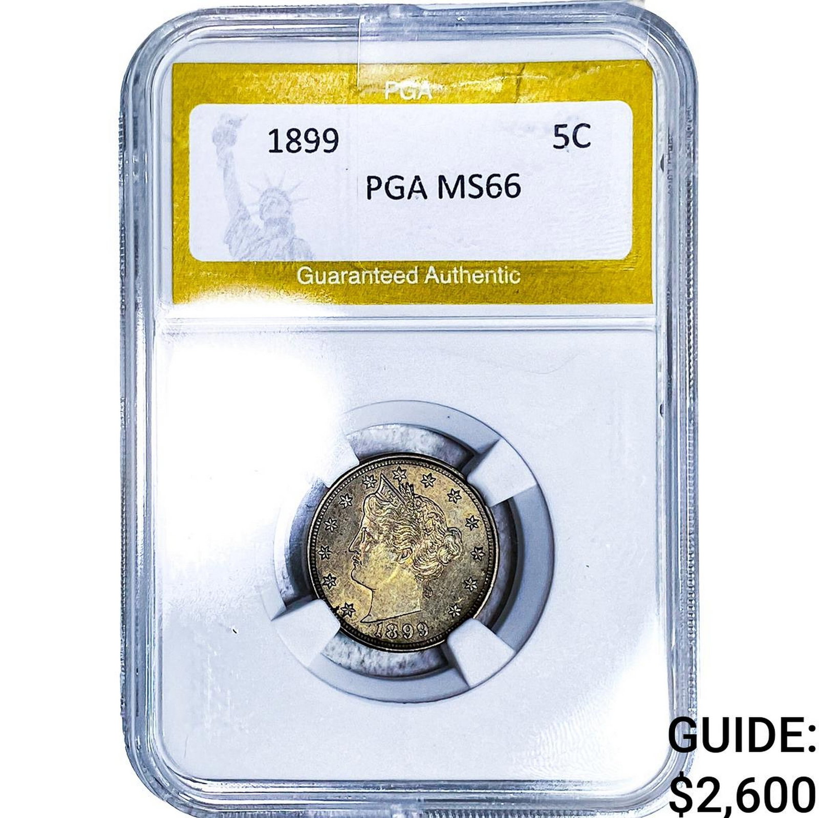 1899 Liberty Victory Nickel PGA MS66 (1 of 2)