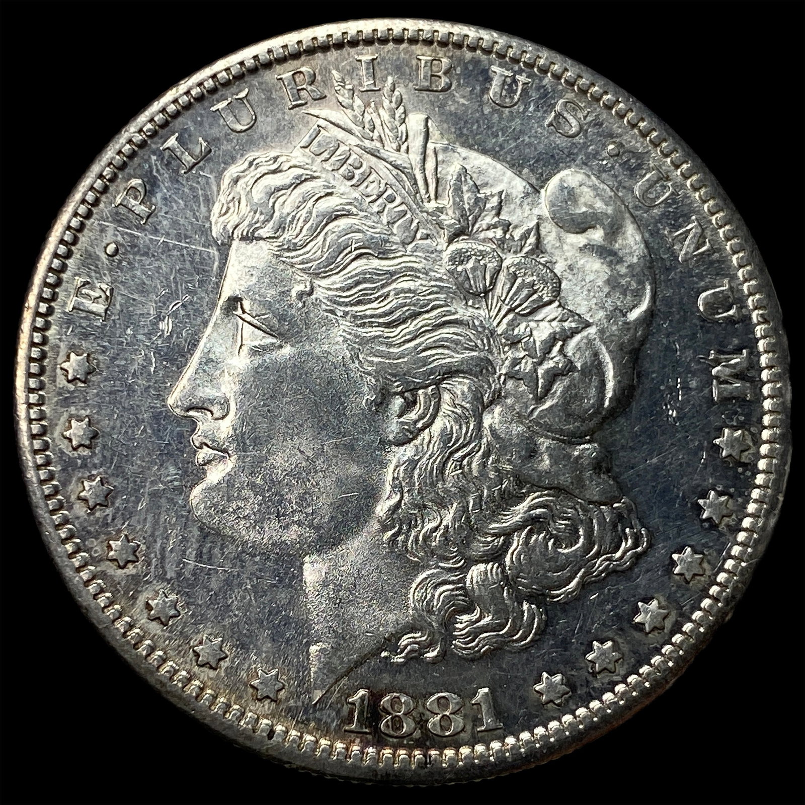 1881-S Silver Morgan Dollar CHOICE BU: 1881-S Silver Morgan Dollar CHOICE BU