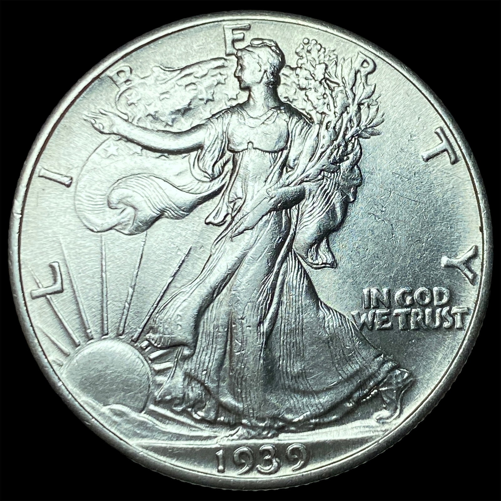1939 Walking Liberty Half Dollar CHOICE AU: 1939 Walking Liberty Half Dollar CHOICE AU