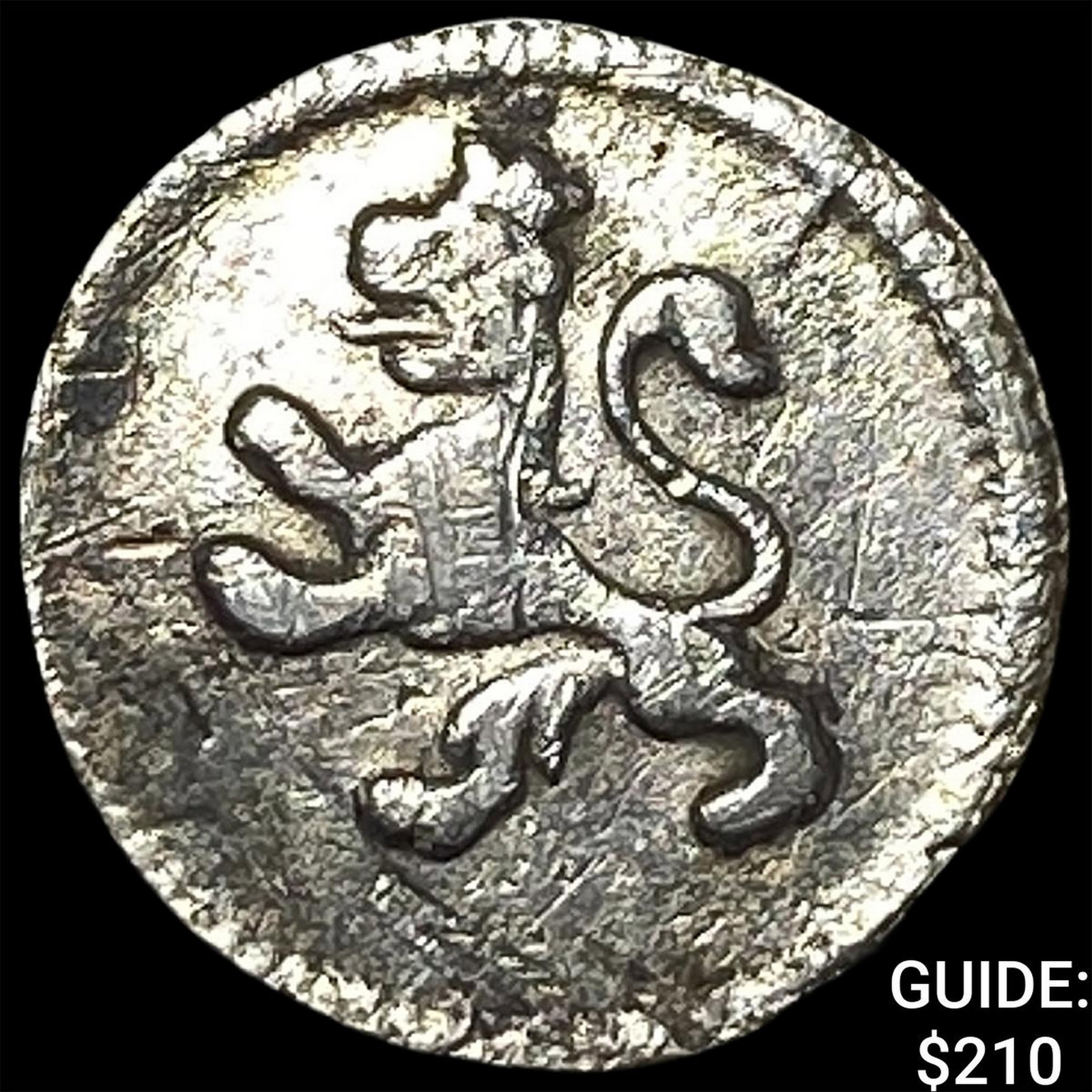 1803 Colombia Silver 1/4 Real (1 of 2)