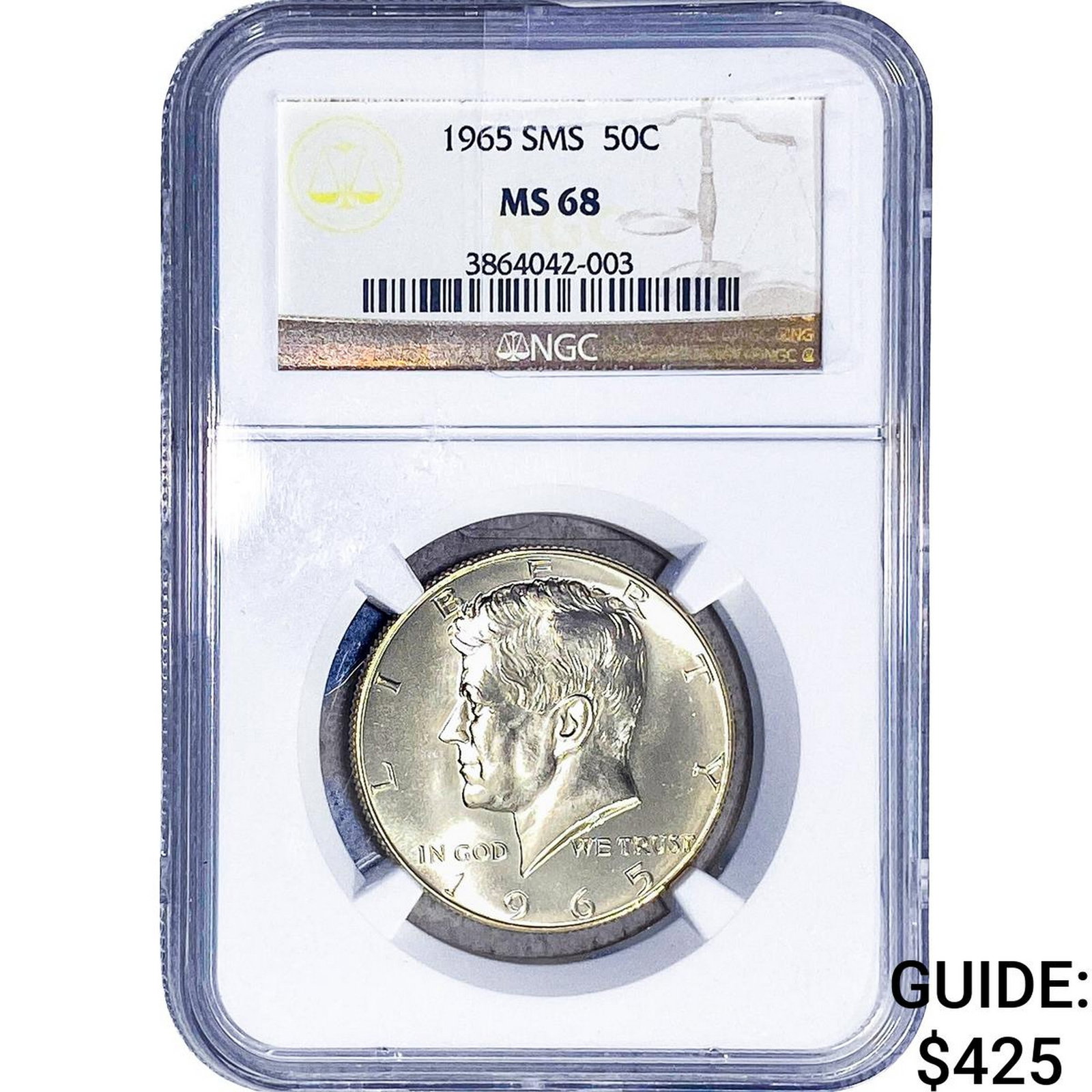 1965 Kennedy Half Dollar NGC MS68 (1 of 2)