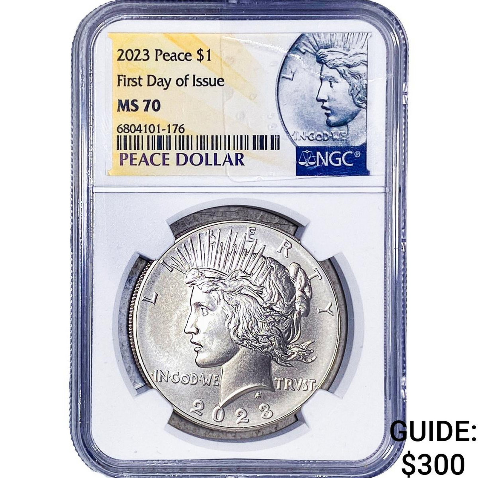 2023 Silver Peace Dollar NGC MS70: 2023 Silver Peace Dollar NGC MS70