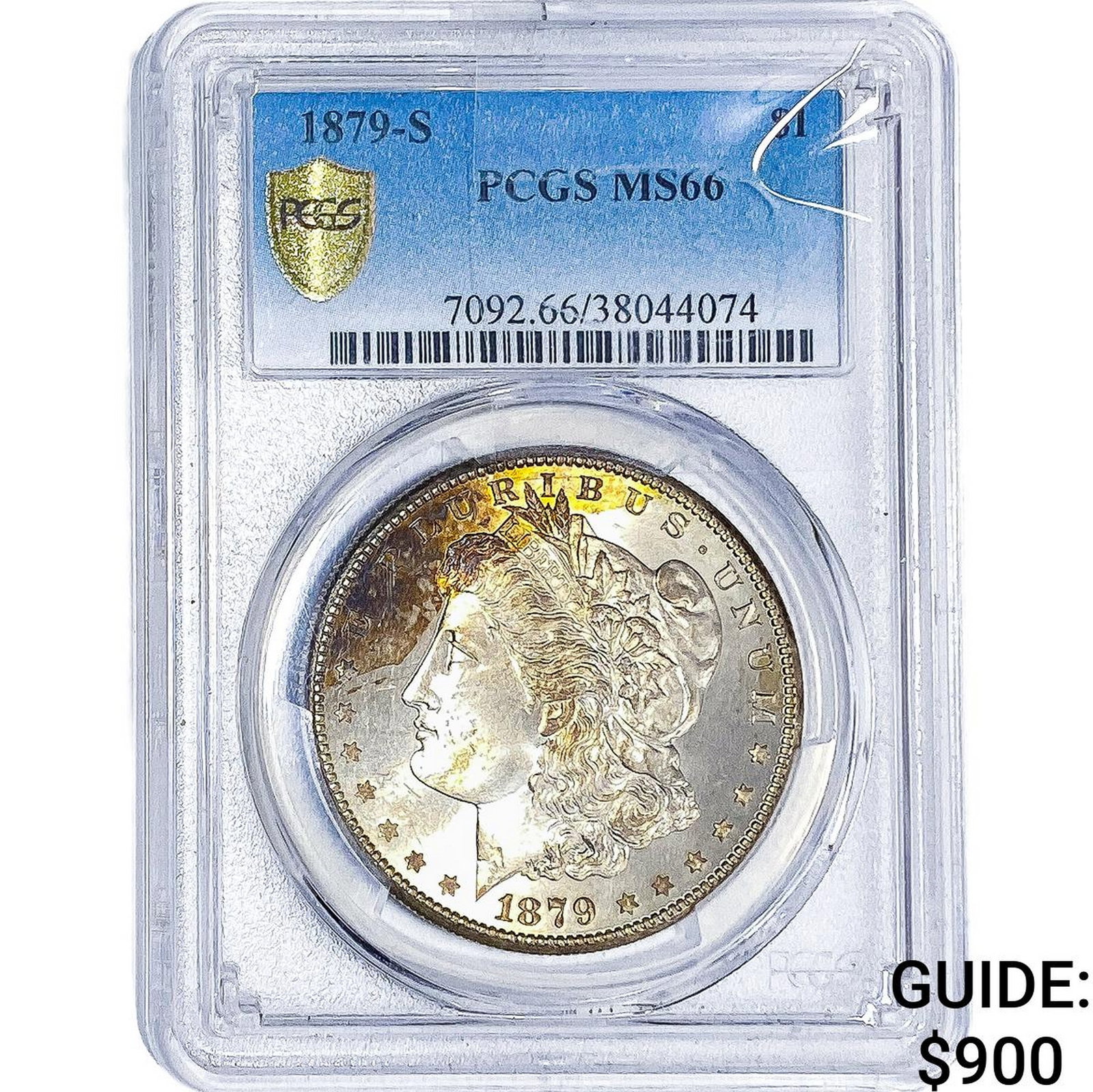 1879-S Morgan Silver Dollar PCGS MS66: 1879-S Morgan Silver Dollar PCGS MS66