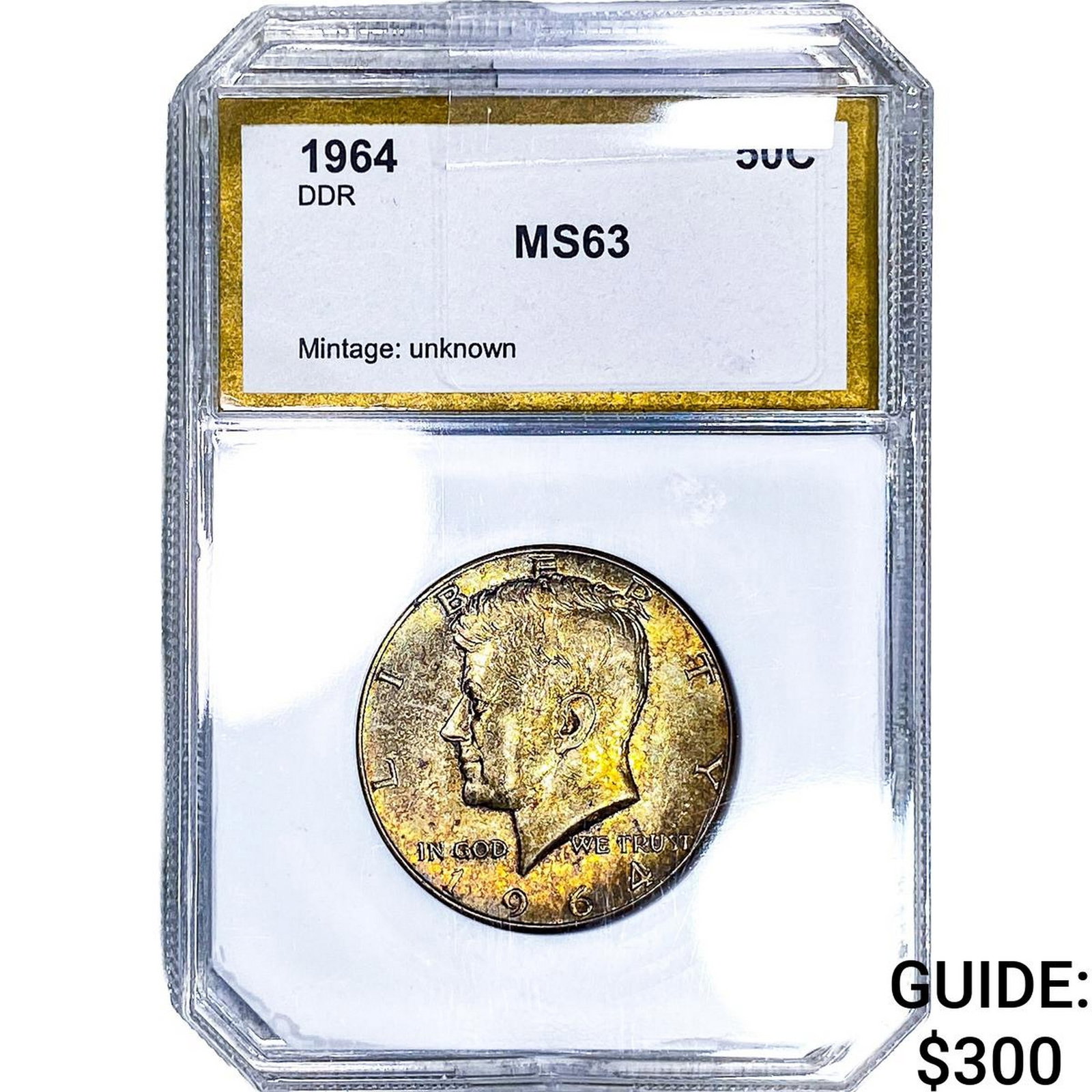 1964 Kennedy Half Dollar PCI MS63: 1964 Kennedy Half Dollar PCI MS63
