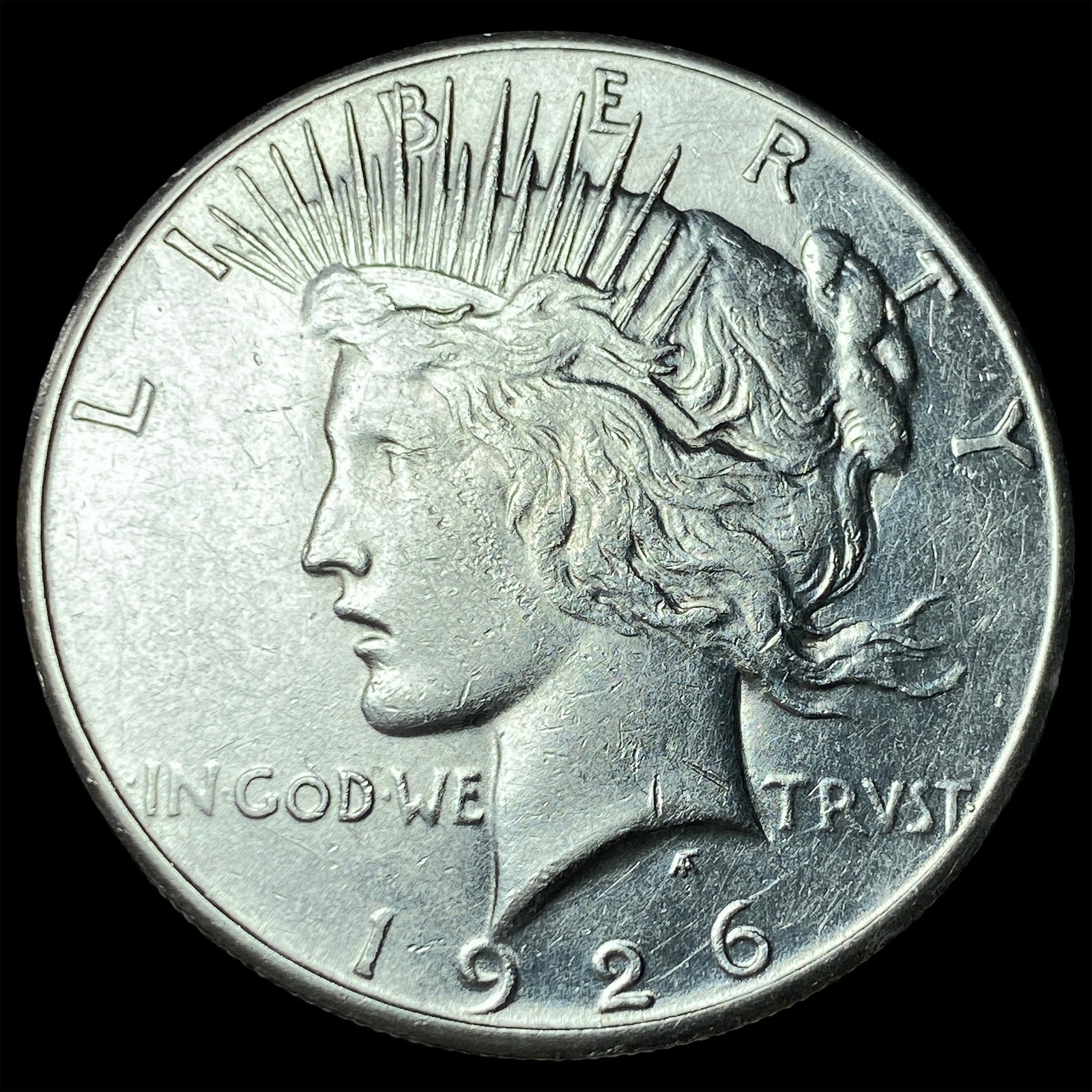 1926-S Silver Peace Dollar CLOSELY UNCIRCULATED: 1926-S Silver Peace Dollar CLOSELY UNCIRCULATED