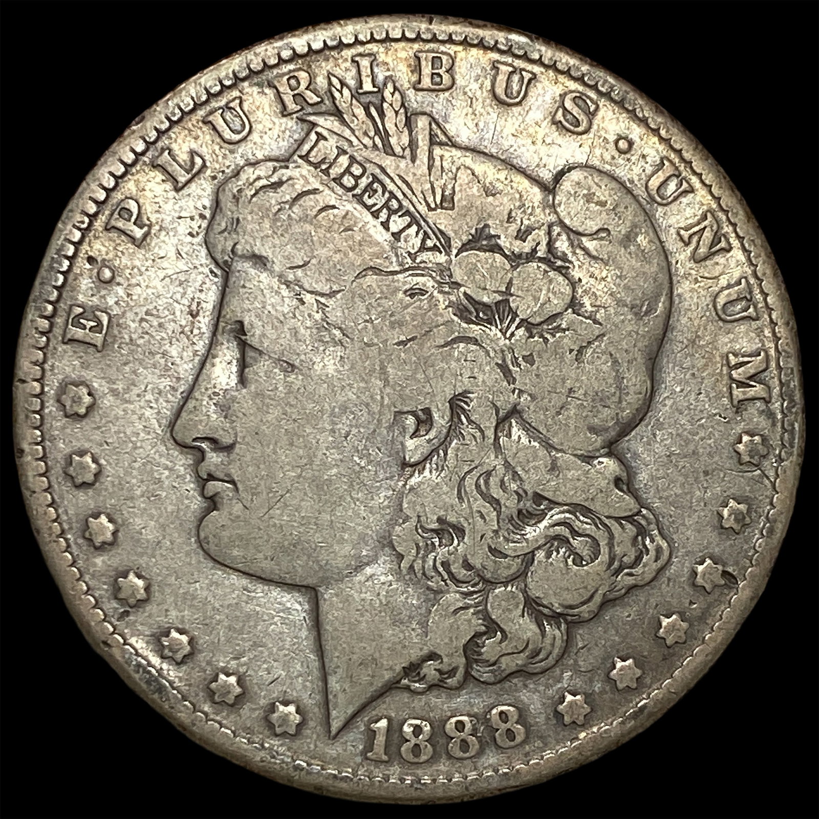 1888-S Morgan Silver Dollar NEARLY UNCIRCULATED: 1888-S Morgan Silver Dollar NEARLY UNCIRCULATED
