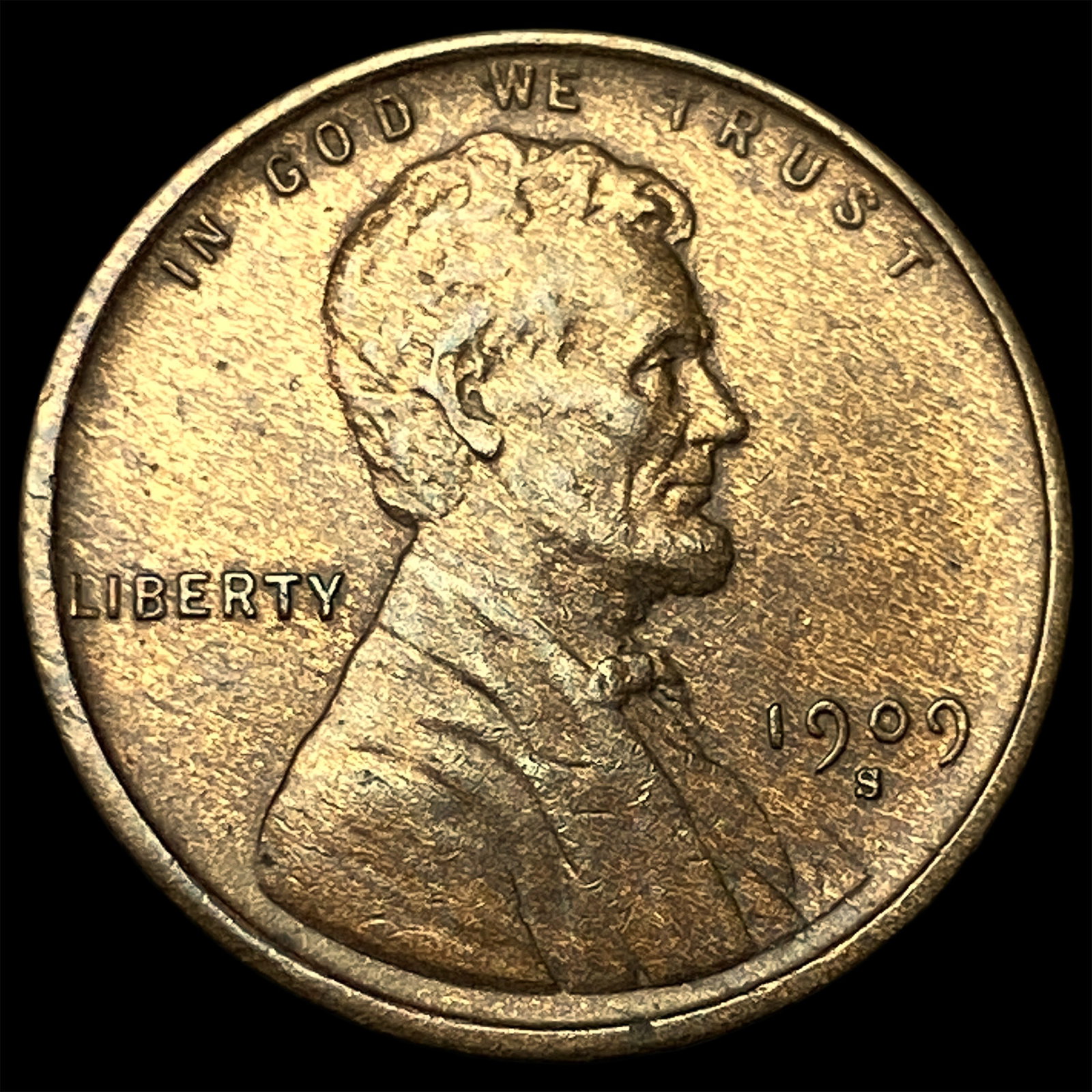 1909-S Lincoln Wheat Cent UNCIRCULATED (1 of 2)