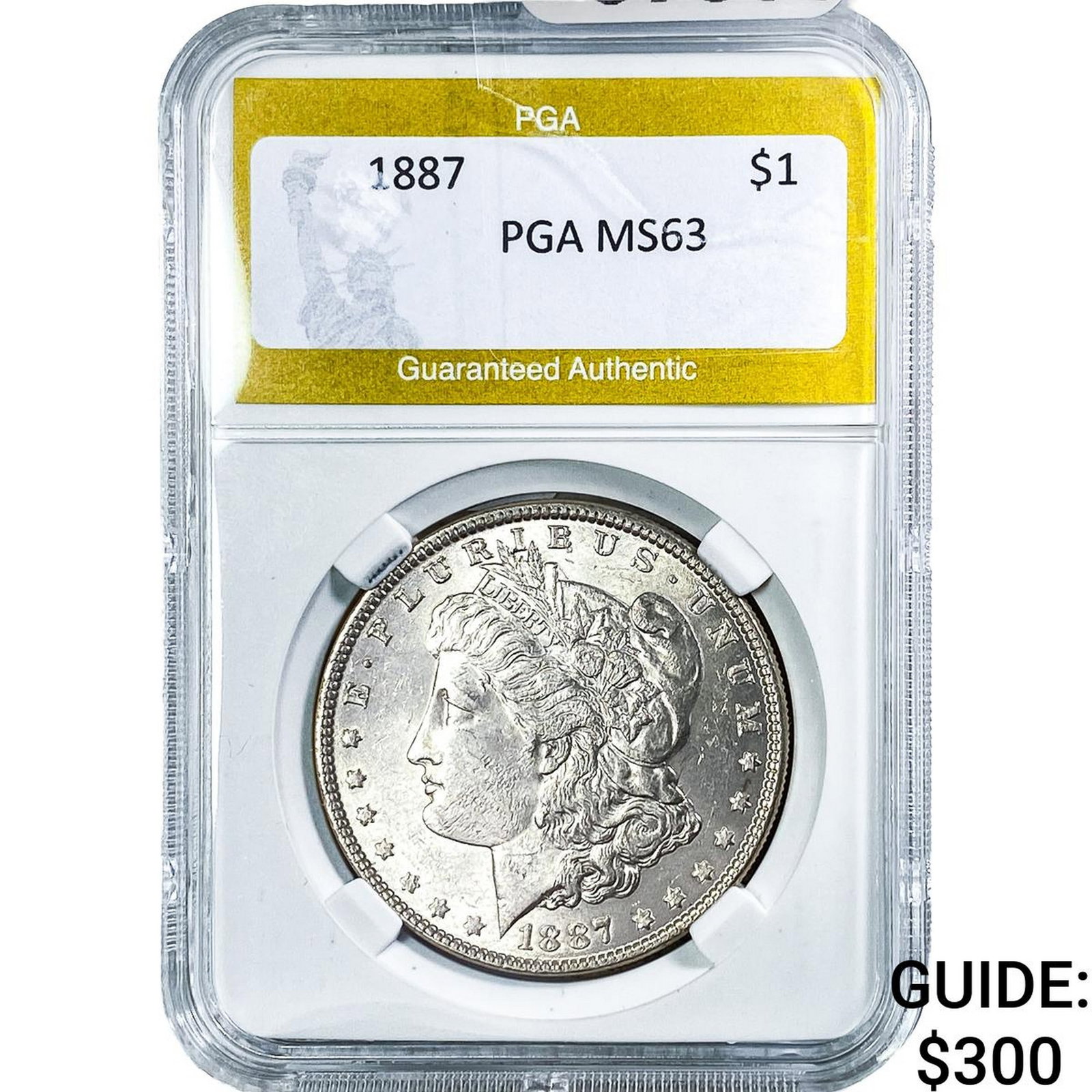 1887 Morgan Silver Dollar PGA MS63 (1 of 2)