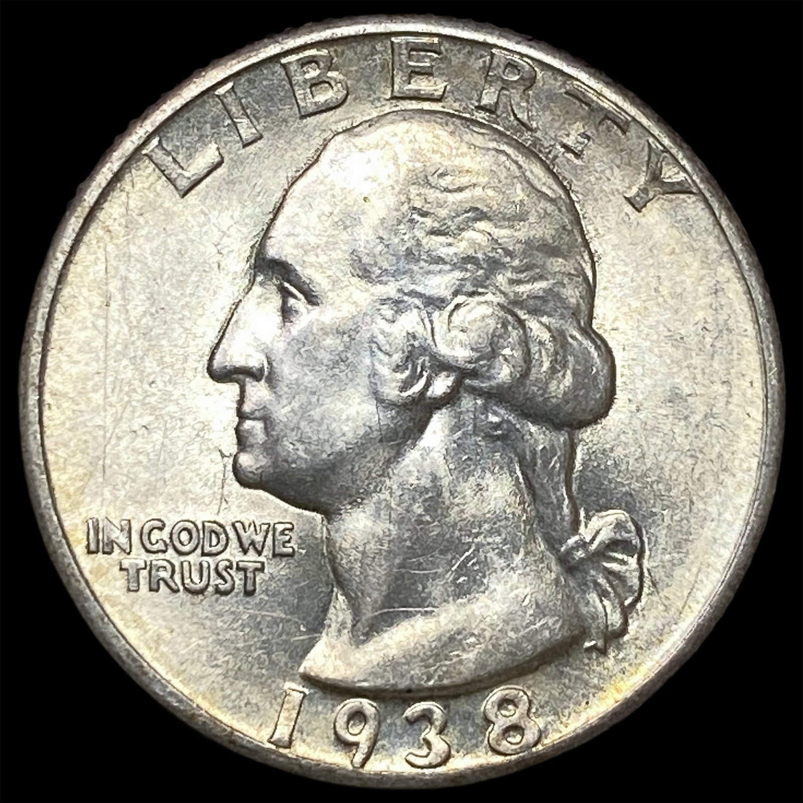 1938 Washington Silver Quarter UNCIRCULATED (1 of 2)