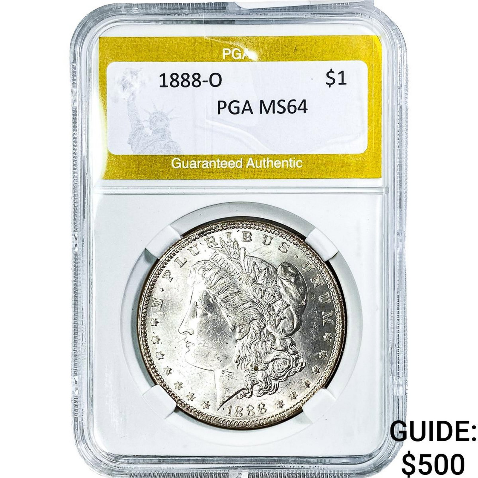 1888-O Morgan Silver Dollar PGA MS64 (1 of 2)