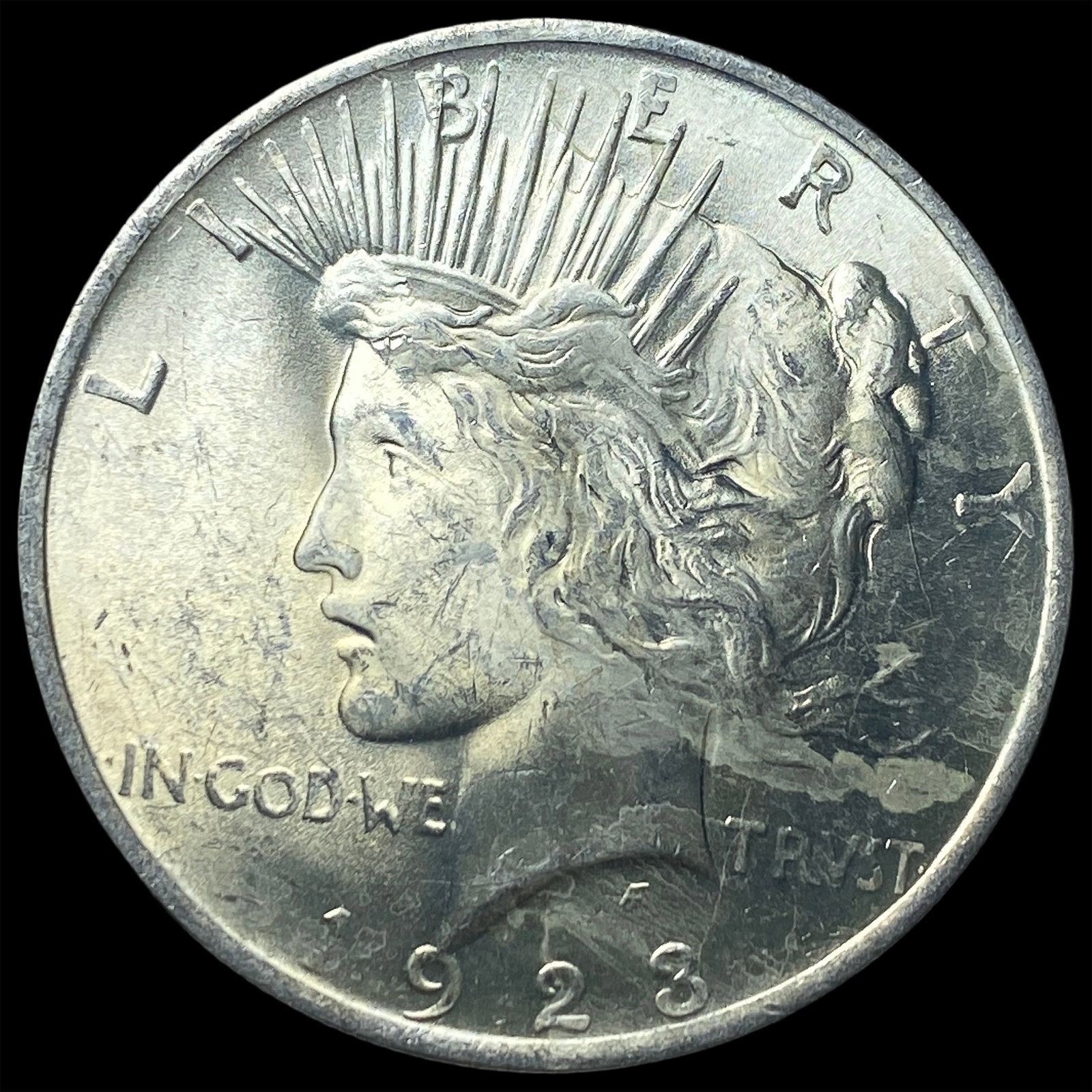 1923 Silver Peace Dollar GEM BU (1 of 2)