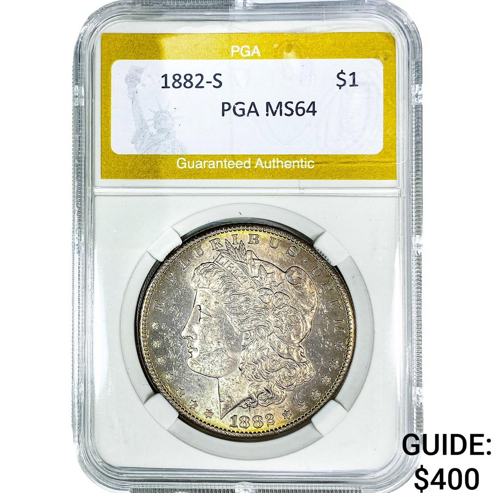 1882-S Morgan Silver Dollar PGA MS64 (1 of 2)