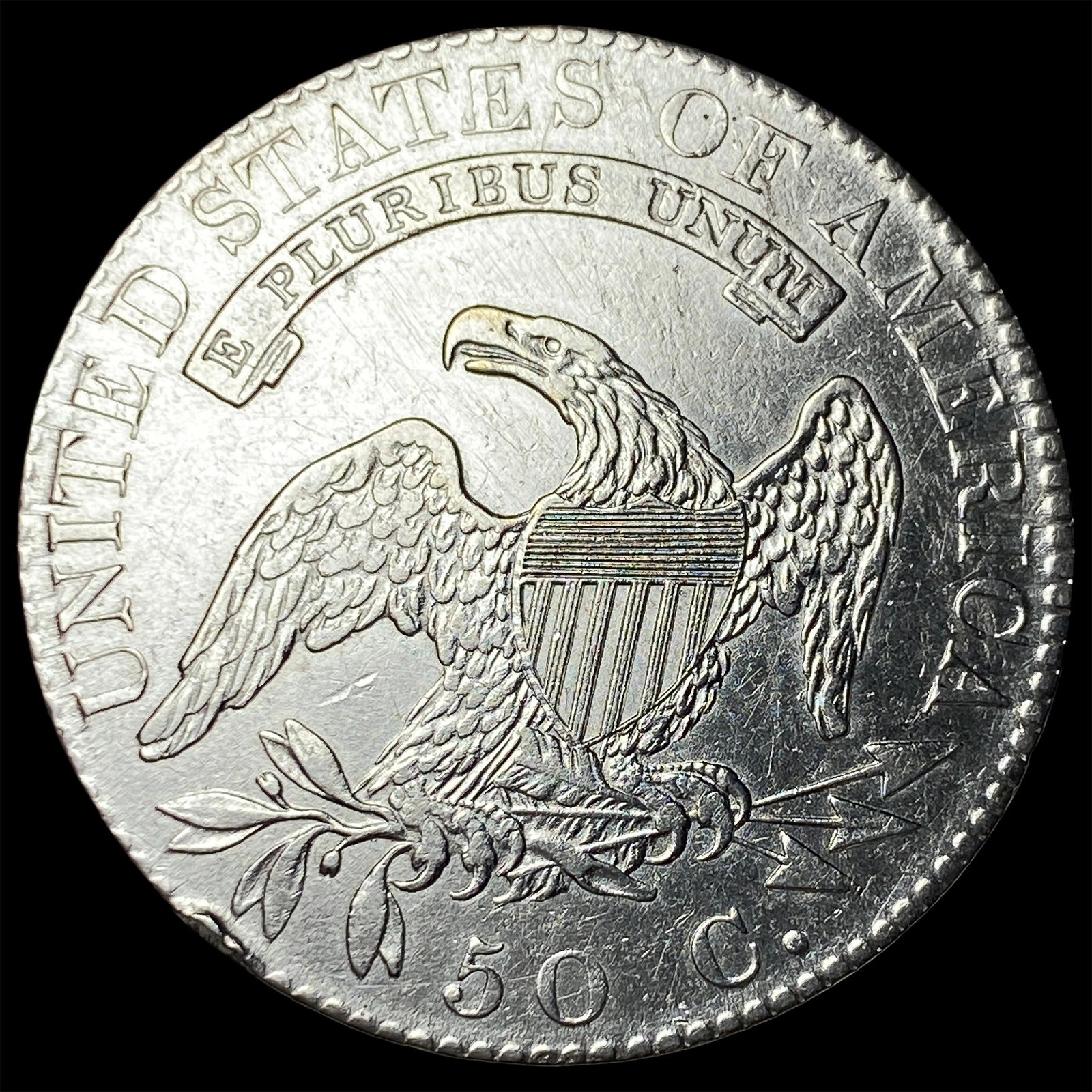 1819 Capped Bust Half Dollar CLOSELY UNCIRCULATED - 2