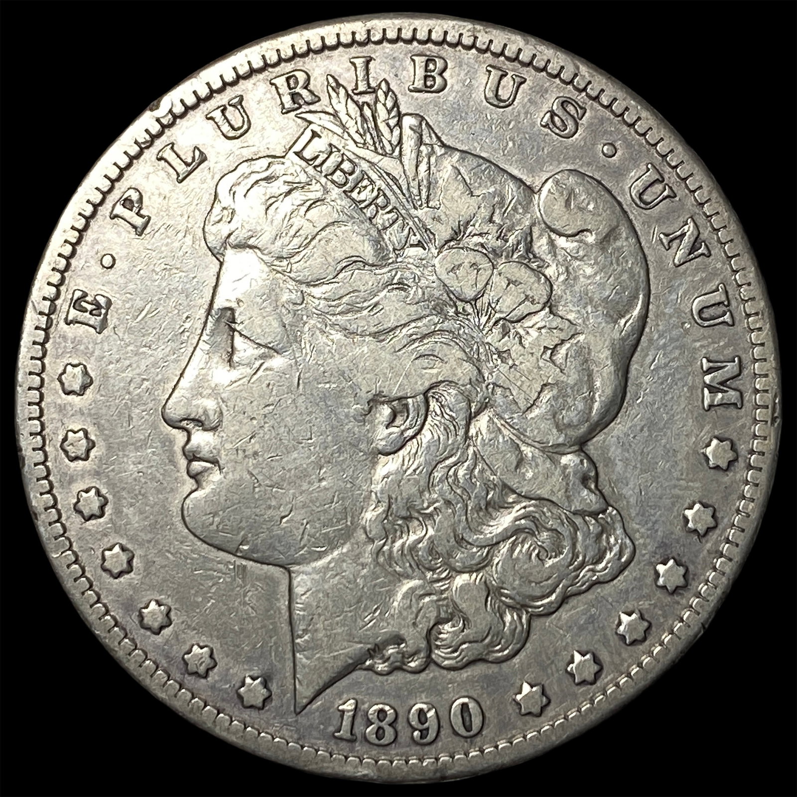 1890-CC Morgan Silver Dollar LIGHTLY CIRCULATED (1 of 2)