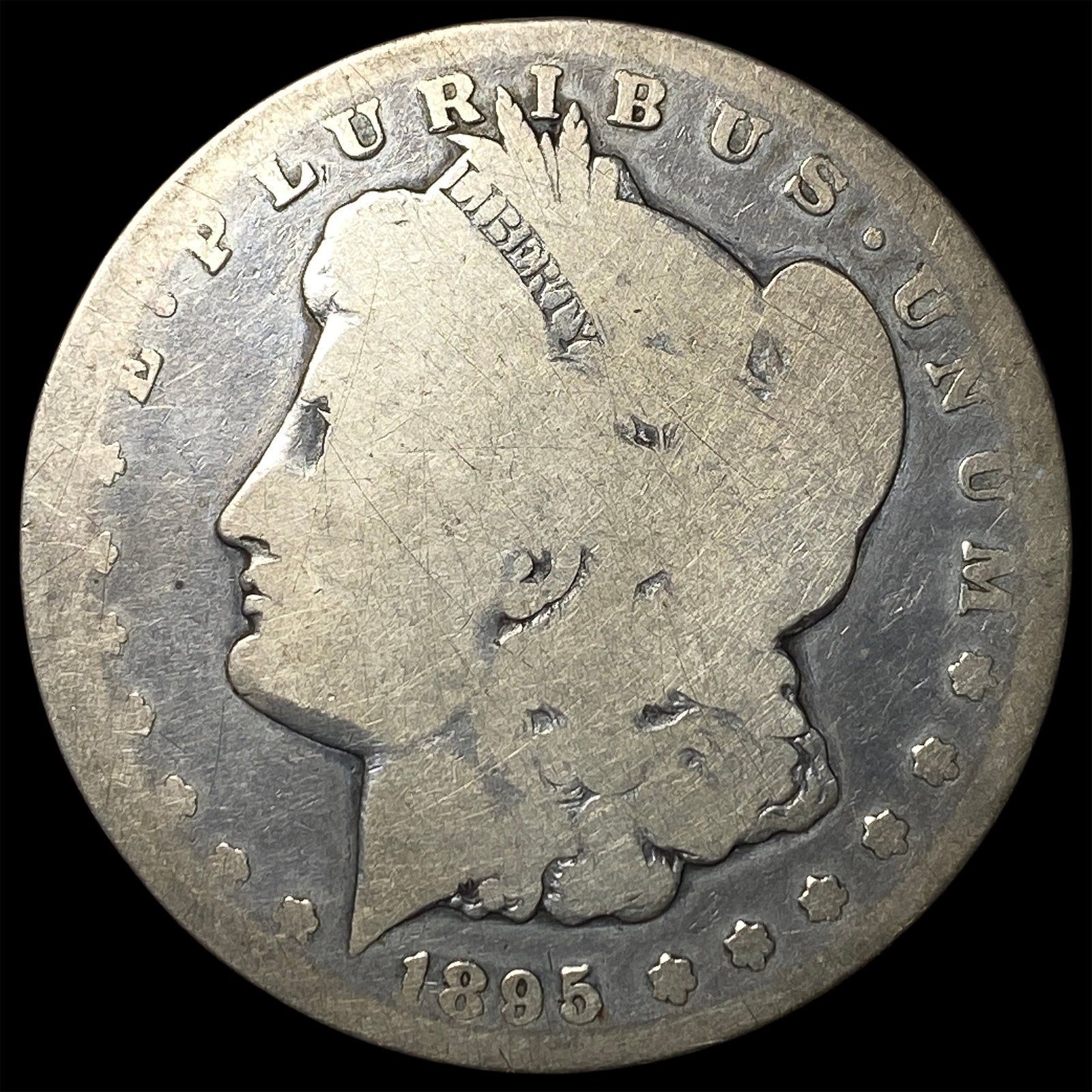 1895-S Morgan Silver Dollar NICELY CIRCULATED: 1895-S Morgan Silver Dollar NICELY CIRCULATED
