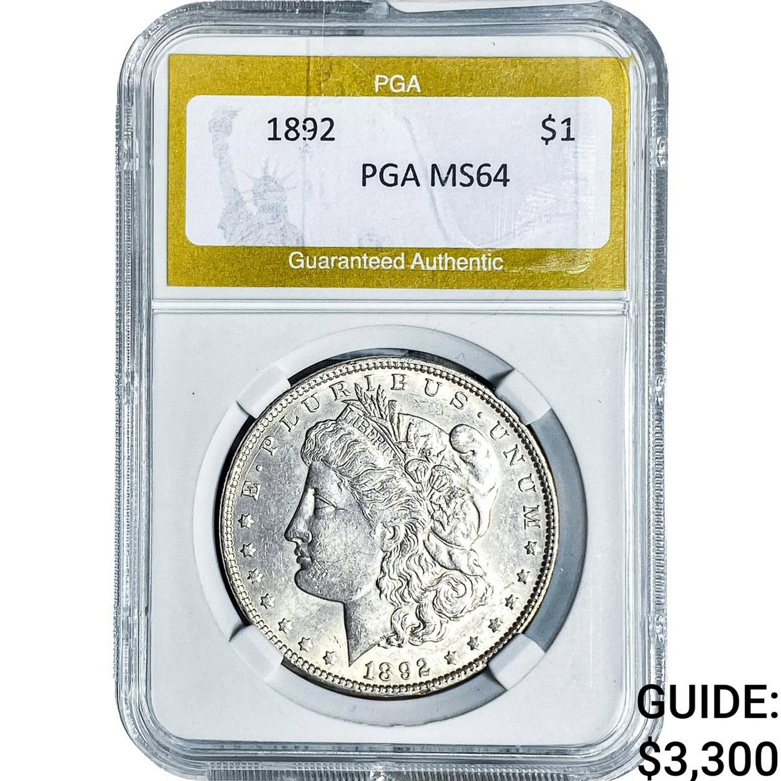1892 Morgan Silver Dollar PGA MS64 (1 of 2)