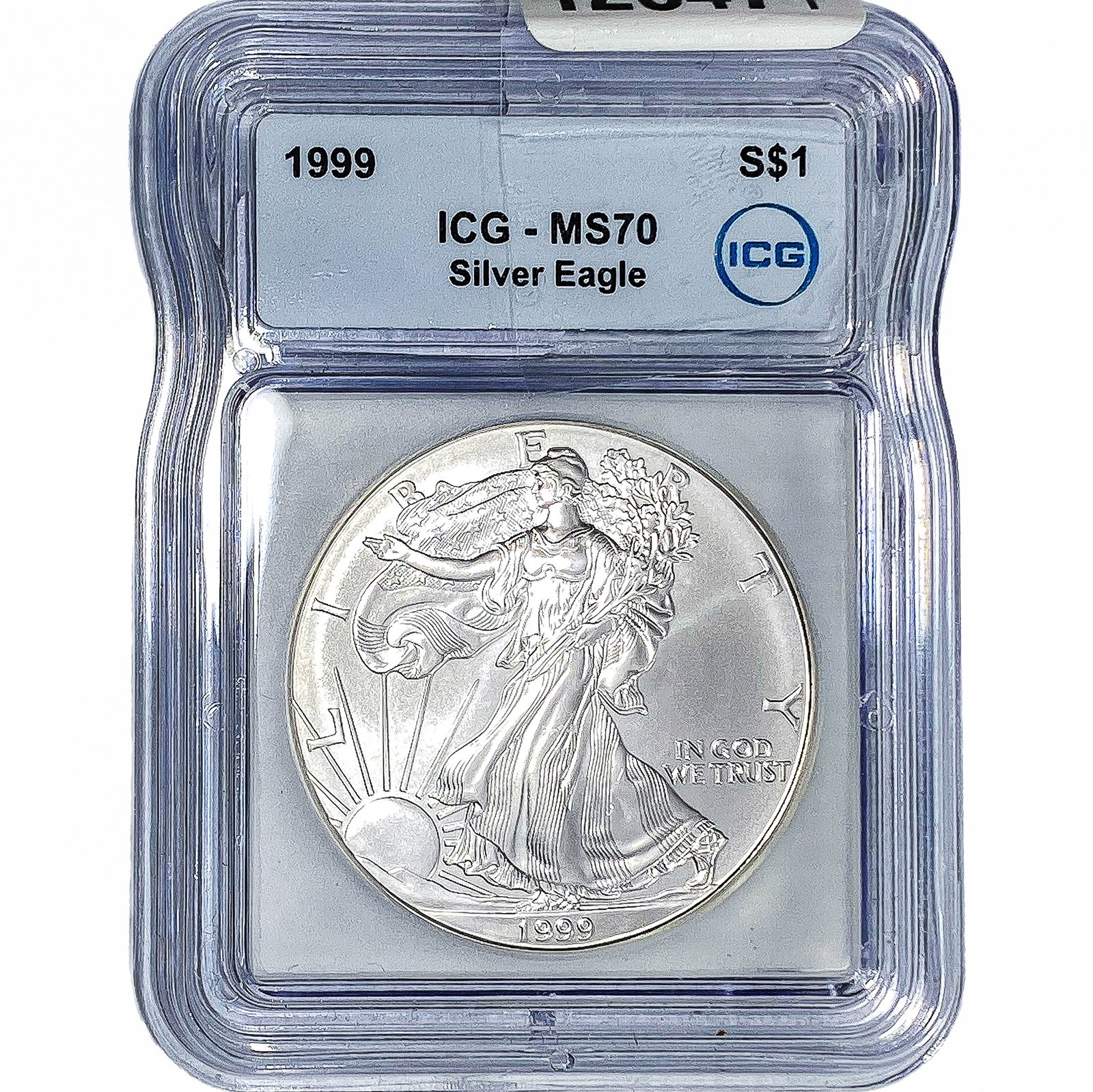 1999 Silver Eagle ICG MS70: 1999 Silver Eagle ICG MS70
