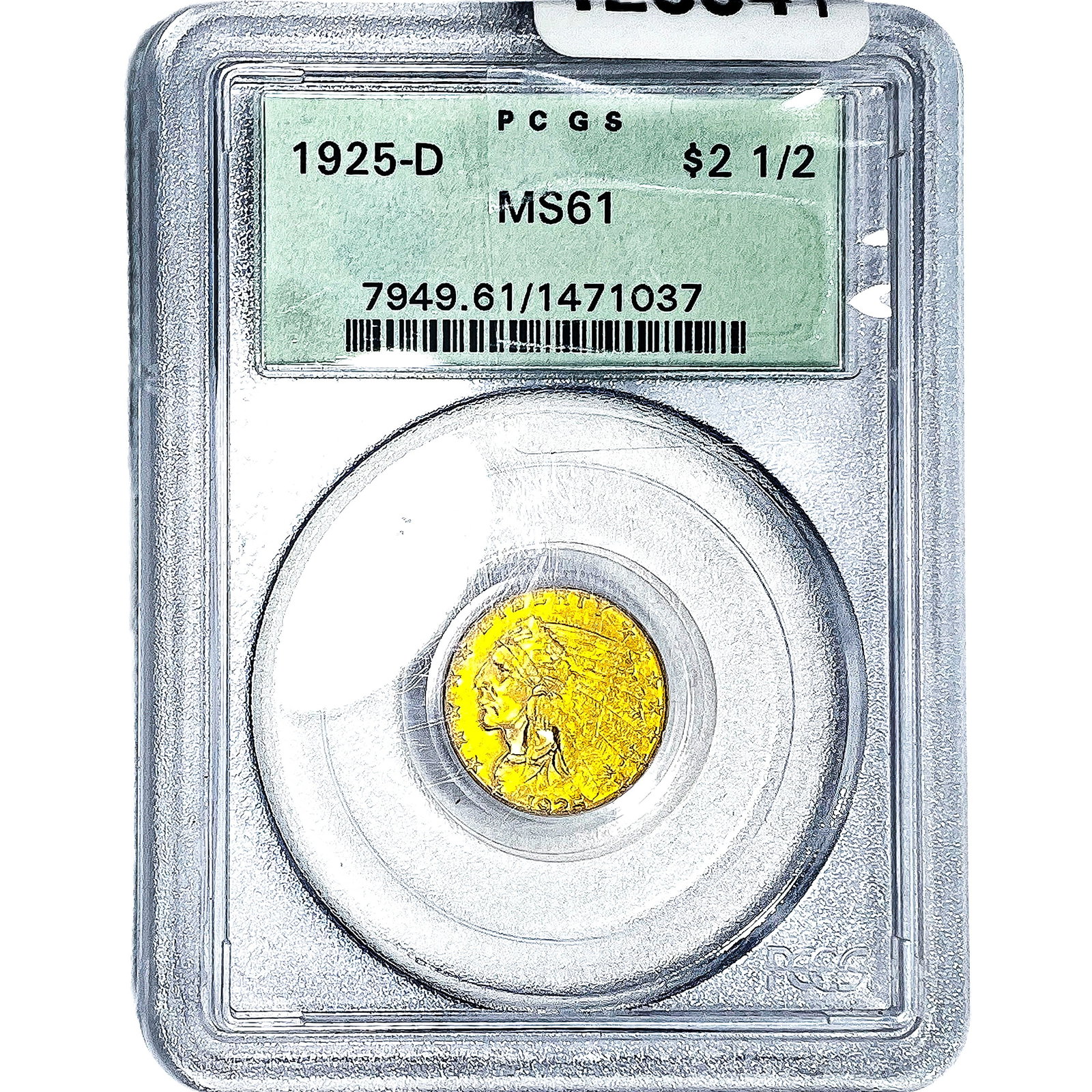 1925-D $2.50 Gold Quarter Eagle PCGS MS61 (1 of 4)