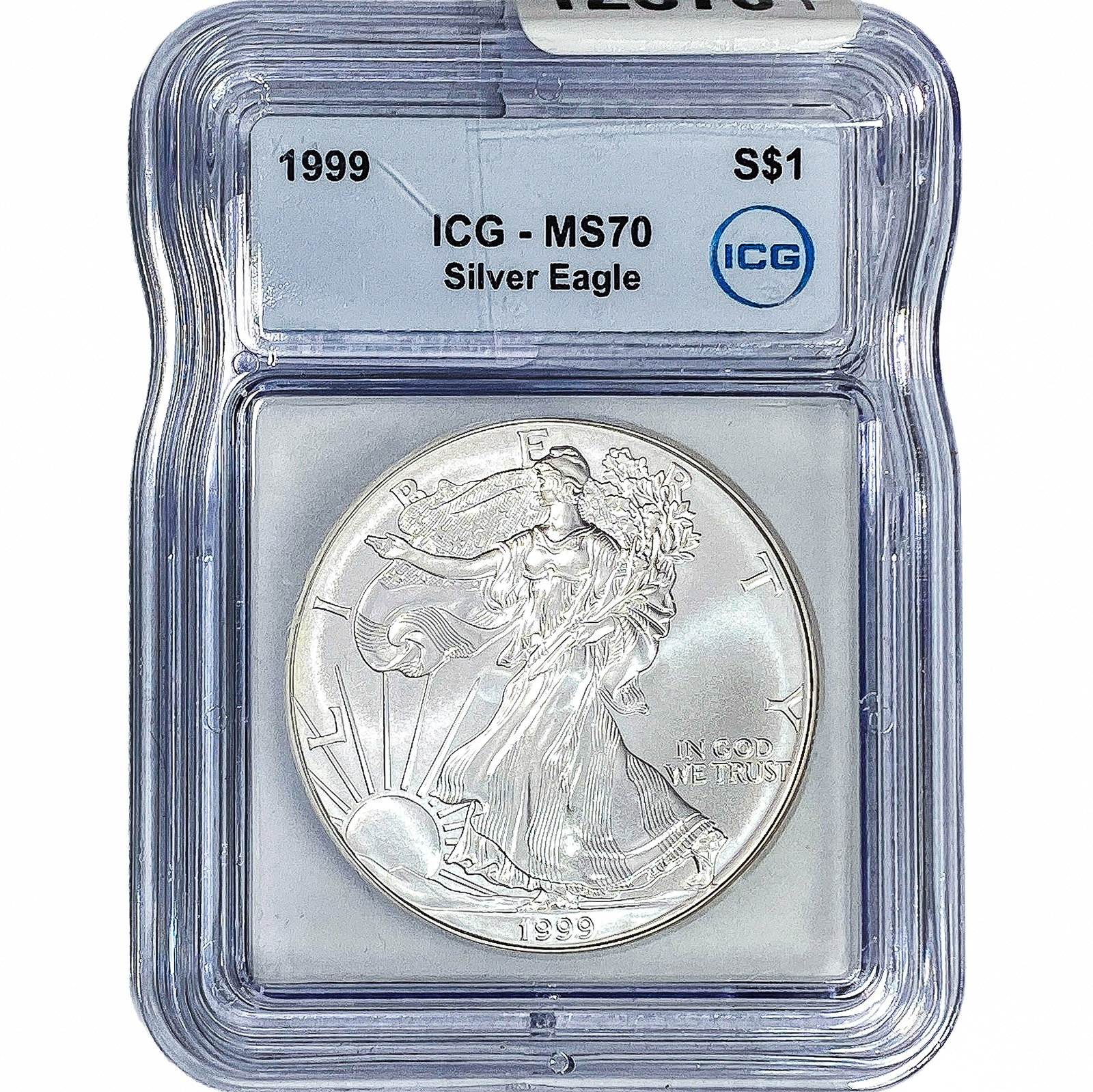 1999 Silver Eagle ICG MS70 (1 of 4)