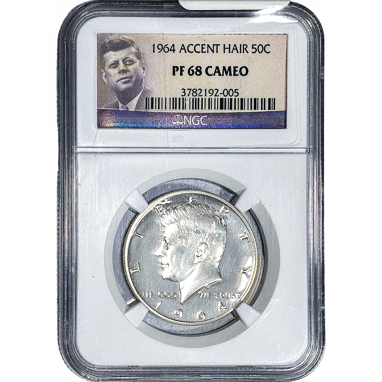1964 Kennedy Half Dollar NGC PF68 CAMEO: 1964 Kennedy Half Dollar NGC PF68 CAMEO