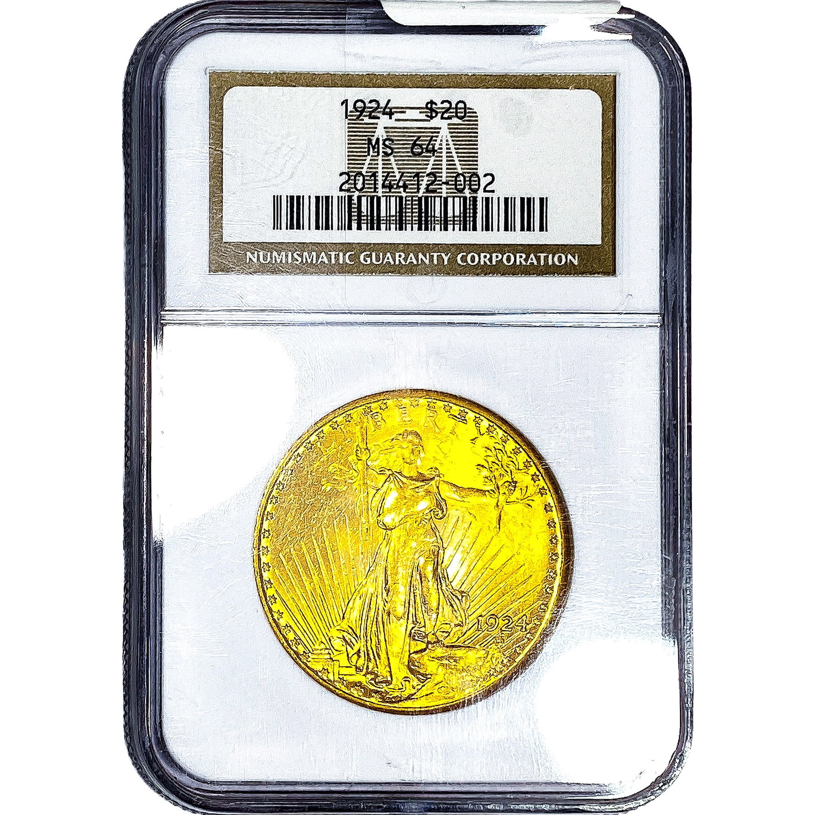 1924 $20 Gold Double Eagle NGC MS64 (1 of 4)