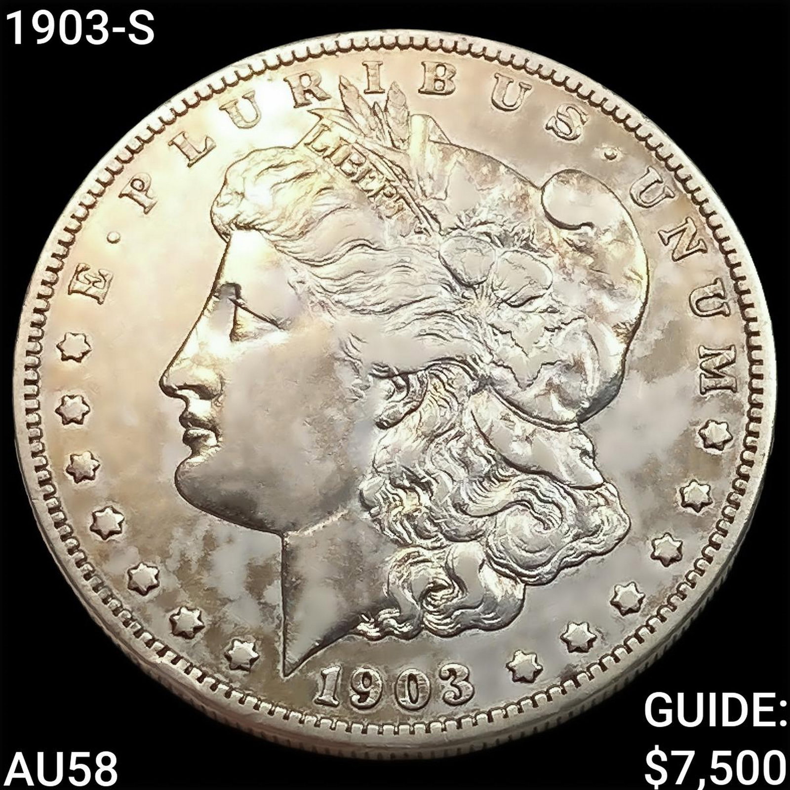 1903-S Morgan Silver Dollar CHOICE AU (1 of 2)