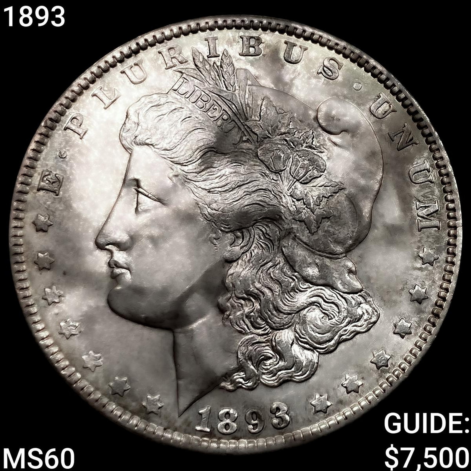 1893 Morgan Silver Dollar UNCIRCULATED (1 of 2)