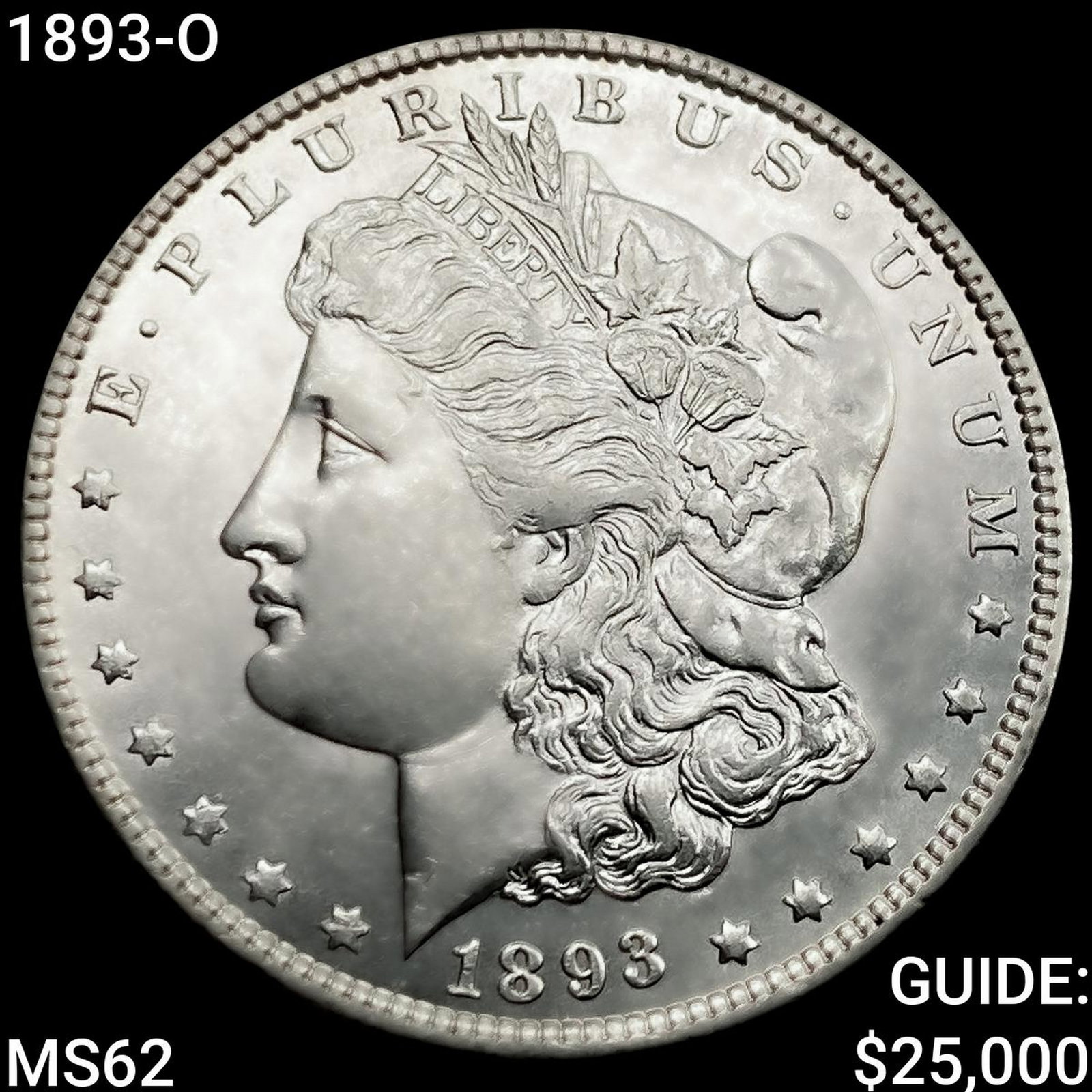 1893-O Morgan Silver Dollar UNCIRCULATED: 1893-O Morgan Silver Dollar UNCIRCULATED