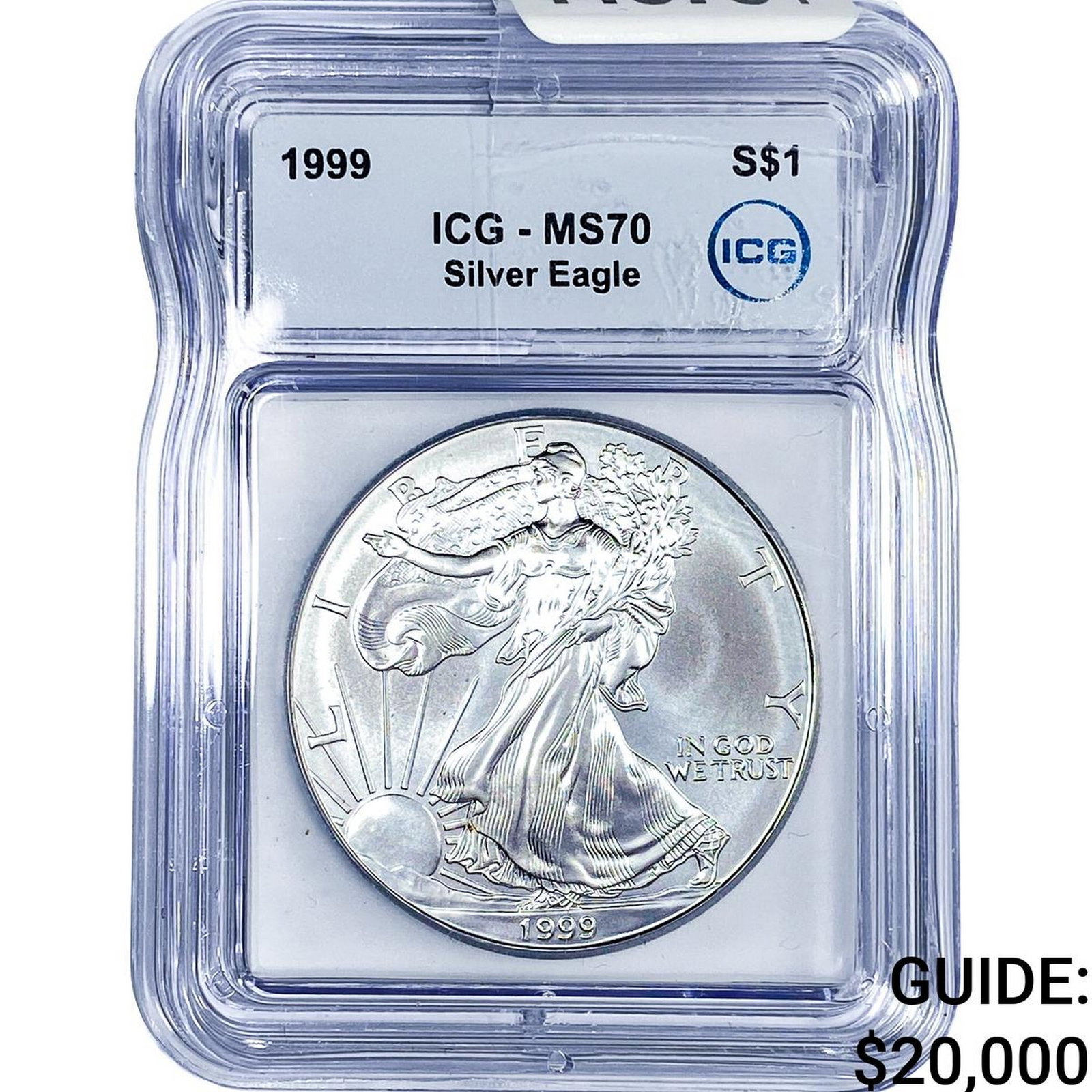 1999 Silver Eagle ICG MS70 (1 of 4)