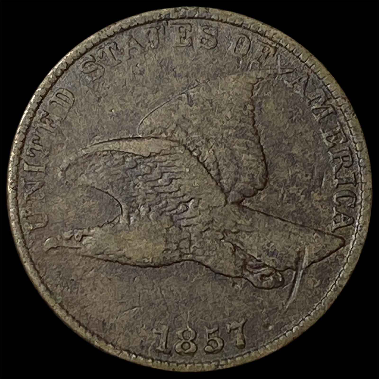 1857 Flying Eagle Cent LIGHTLY CIRCULATED: 1857 Flying Eagle Cent LIGHTLY CIRCULATED