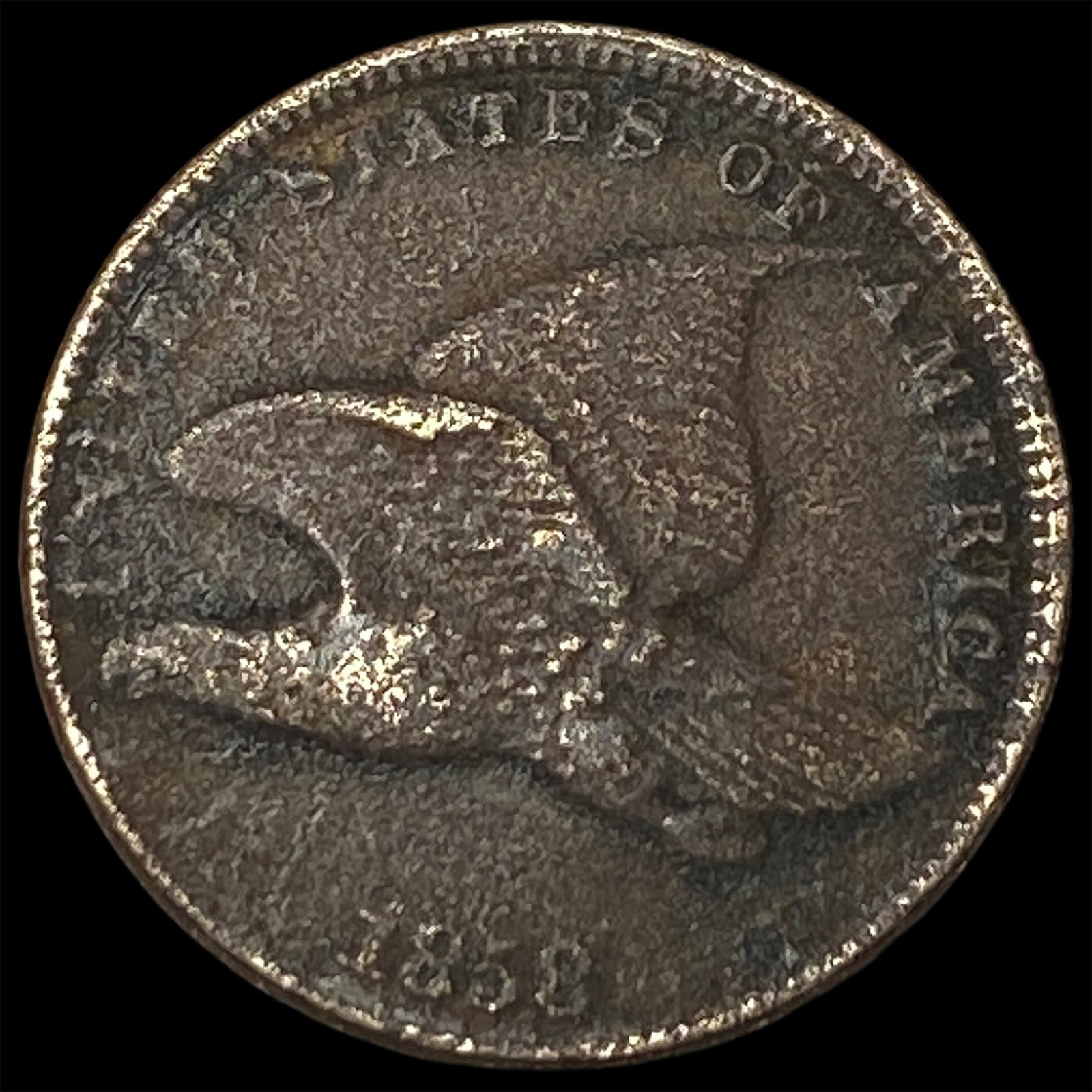1858 Flying Eagle Cent NICELY CIRCULATED: 1858 Flying Eagle Cent NICELY CIRCULATED