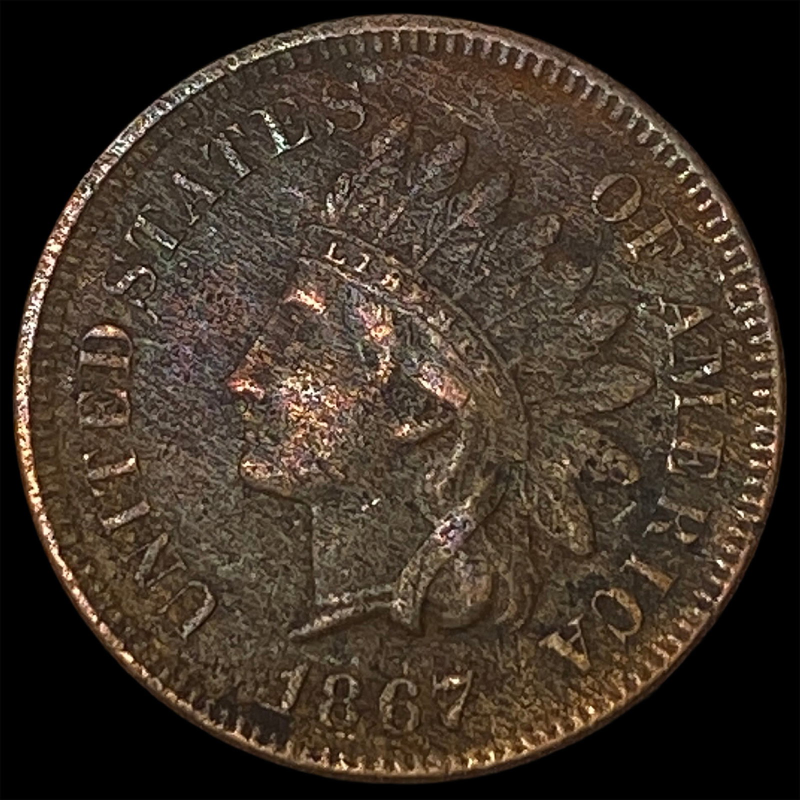 1867 Indian Head Cent HIGH GRADE: 1867 Indian Head Cent HIGH GRADE