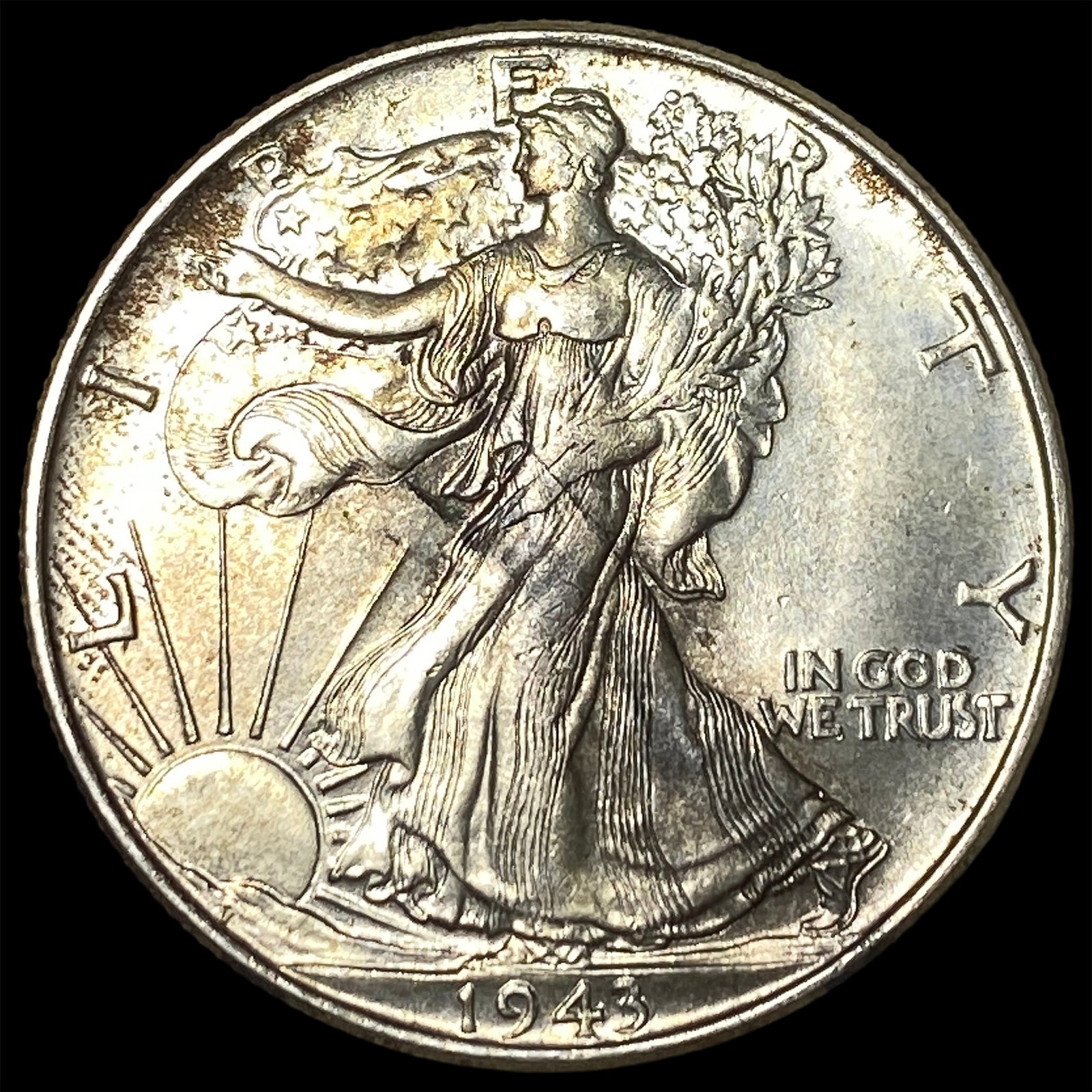 1943 Silver Walking Liberty Half Dollar UNCIRCULATED: 1943 Silver Walking Liberty Half Dollar UNCIRCULATED