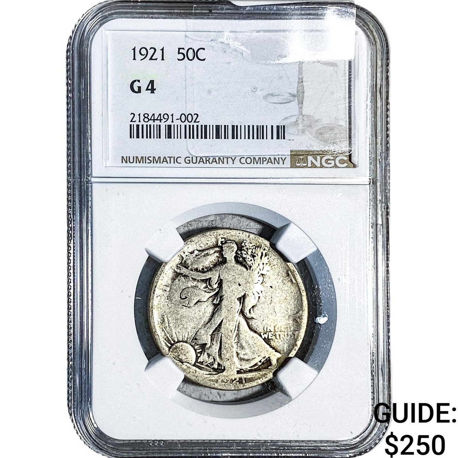 1921 Walking Liberty Half Dollar NGC G4 (1 of 2)