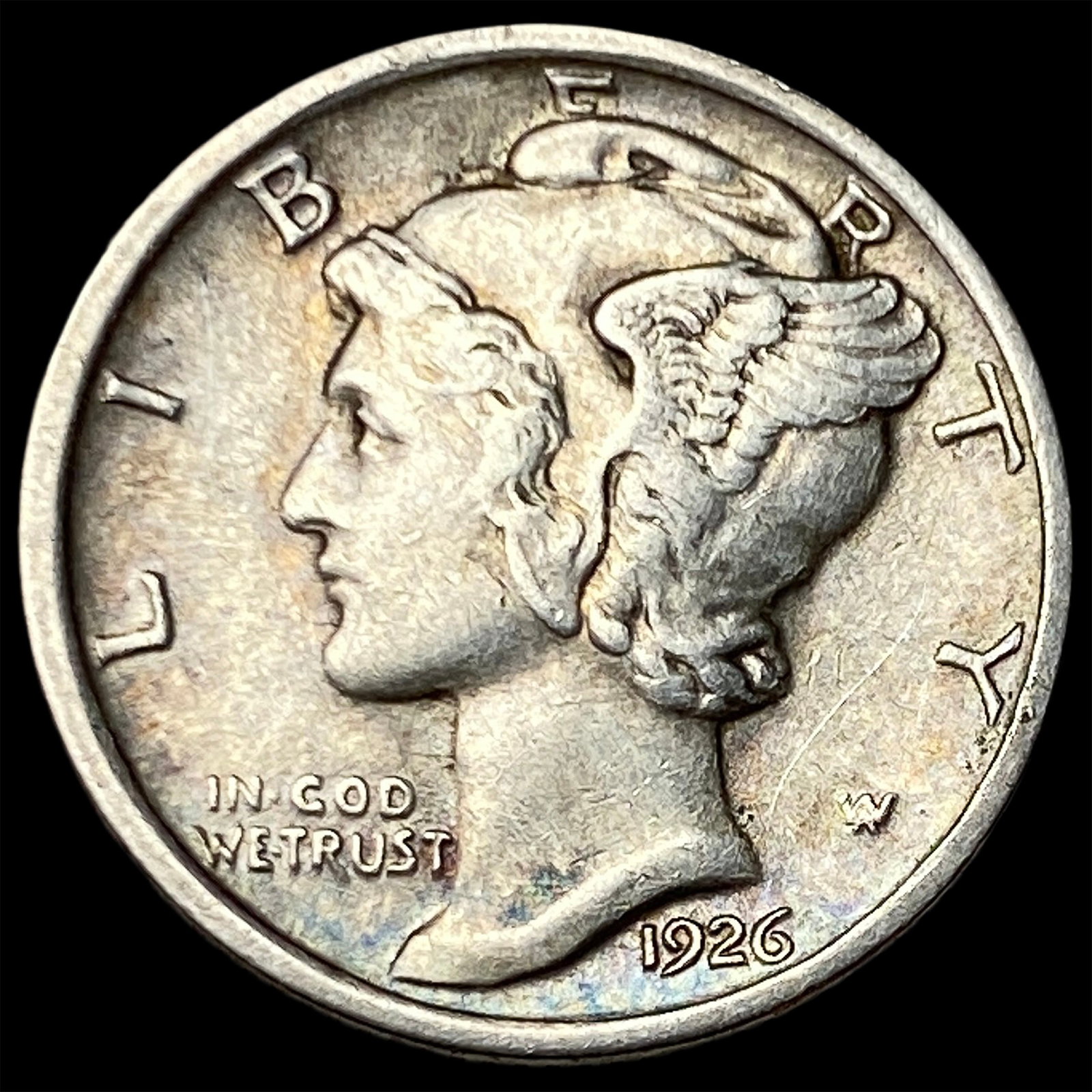 1926-D Silver Mercury Dime CLOSELY UNCIRCULATED: 1926-D Silver Mercury Dime CLOSELY UNCIRCULATED