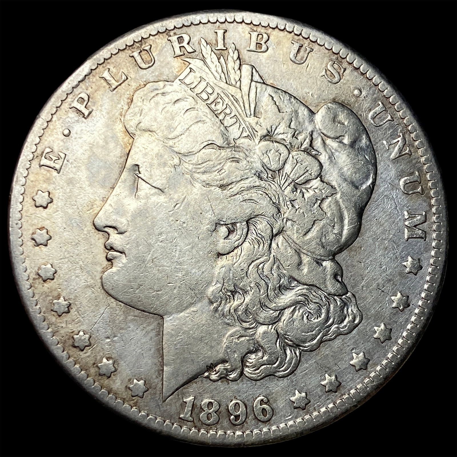 1896-S Silver Morgan Dollar ABOUT UNCIRCULATED: 1896-S Silver Morgan Dollar ABOUT UNCIRCULATED