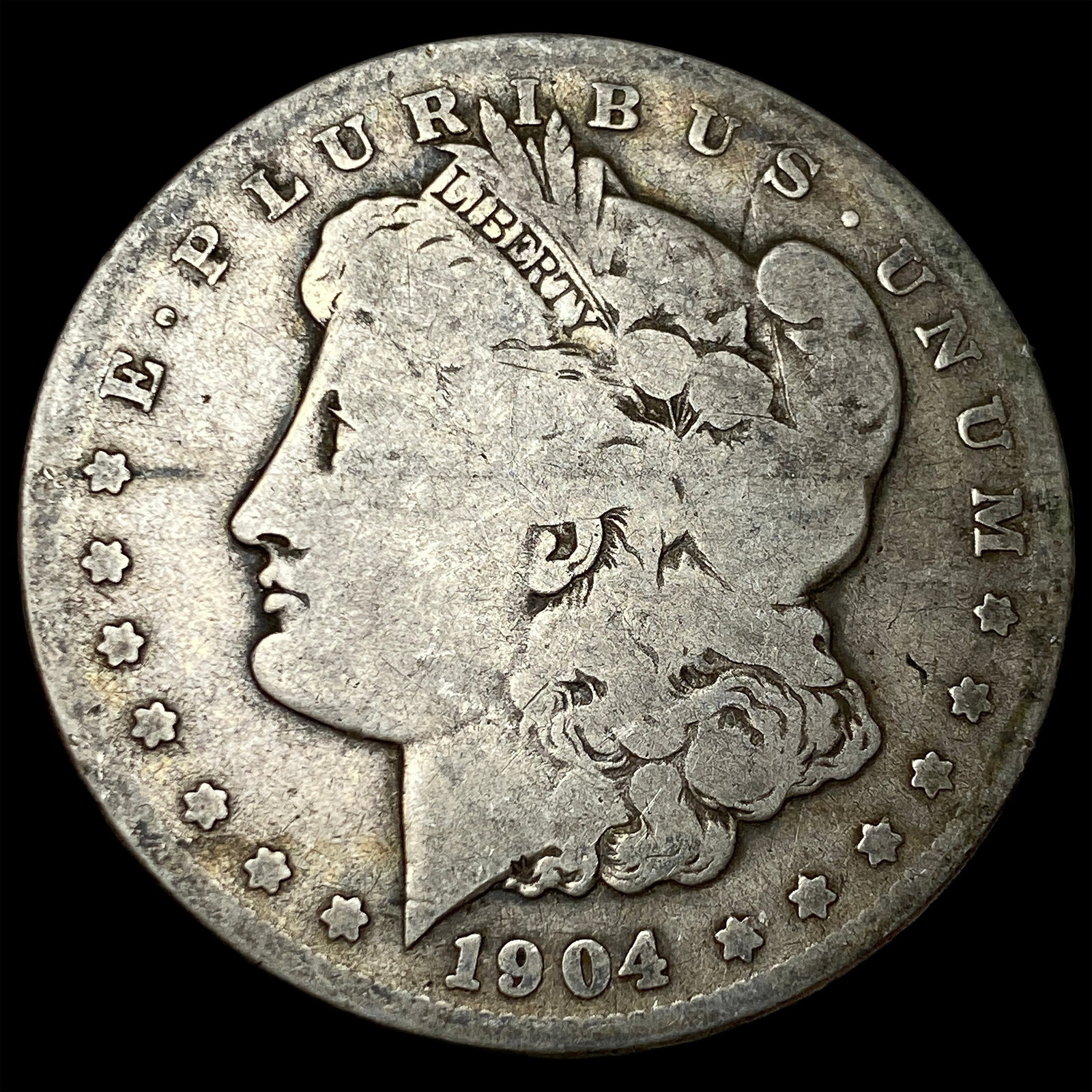 1904-S Silver Morgan Dollar NICELY CIRCULATED: 1904-S Silver Morgan Dollar NICELY CIRCULATED