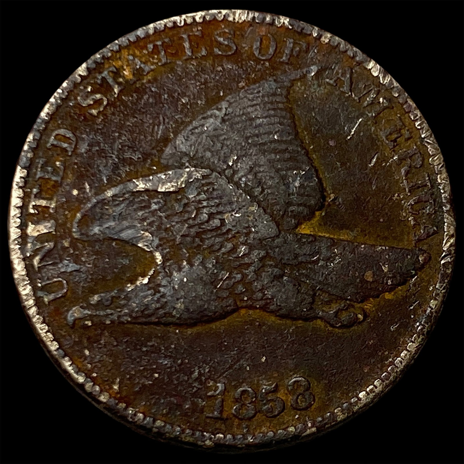 1858 Flying Eagle Cent HIGH GRADE: 1858 Flying Eagle Cent HIGH GRADE