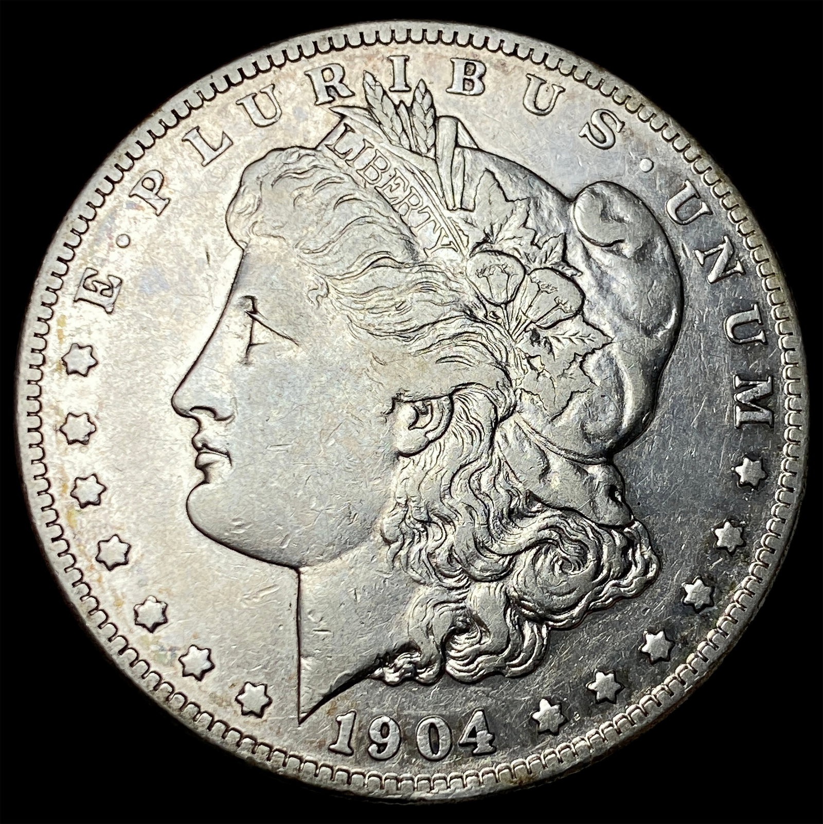 1904-S Silver Morgan Dollar NEARLY UNCIRCULATED (1 of 2)