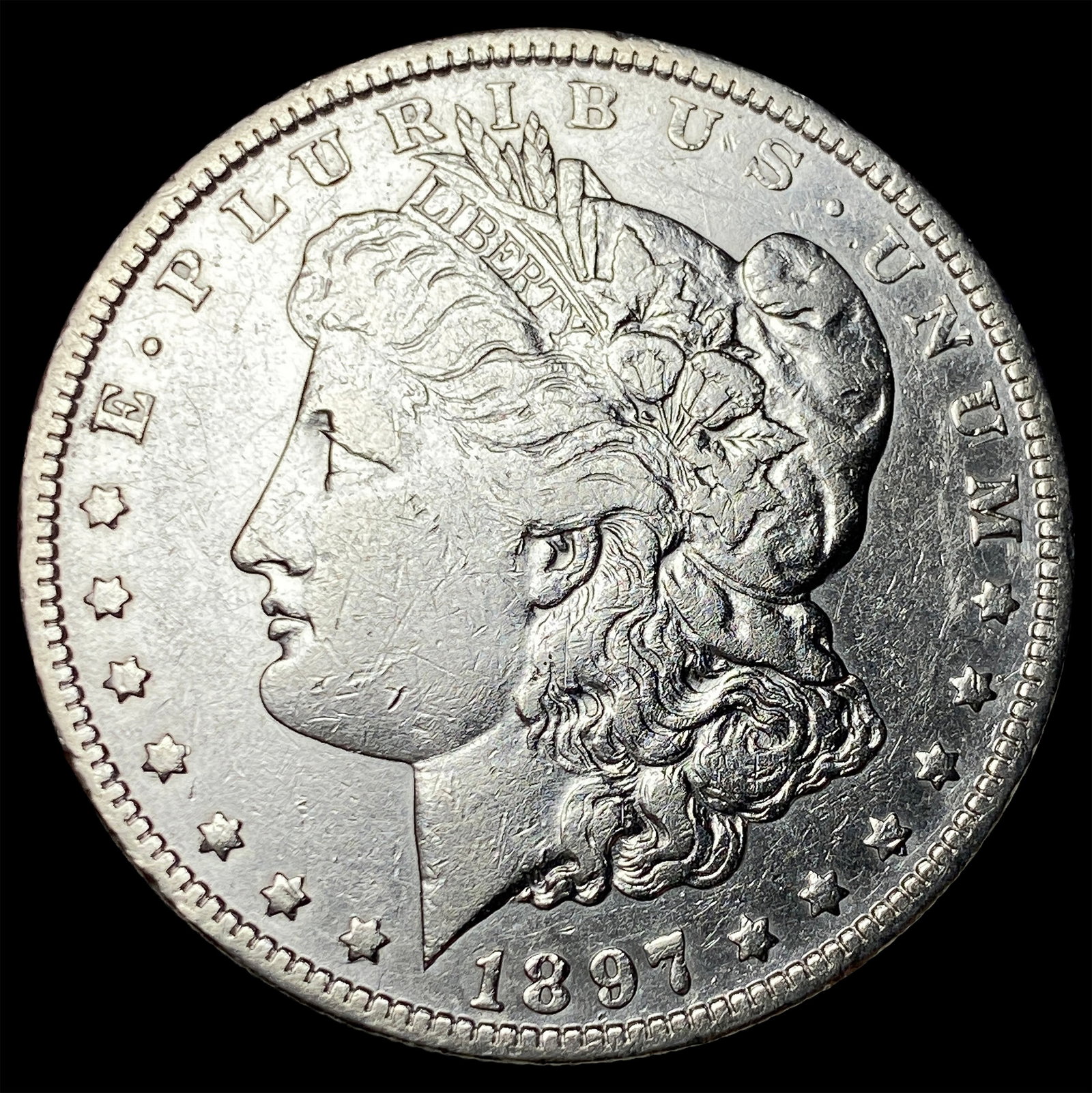 1897-O Silver Morgan Dollar NEARLY UNCIRCULATED: 1897-O Silver Morgan Dollar NEARLY UNCIRCULATED