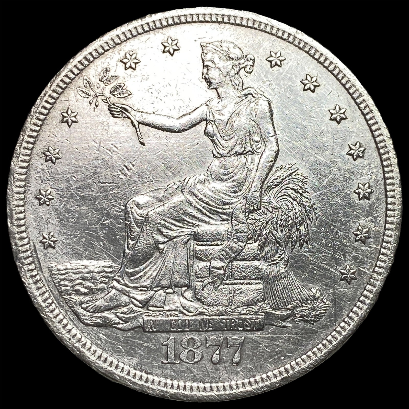 1877-S Silver Trade Dollar HIGH GRADE (1 of 2)