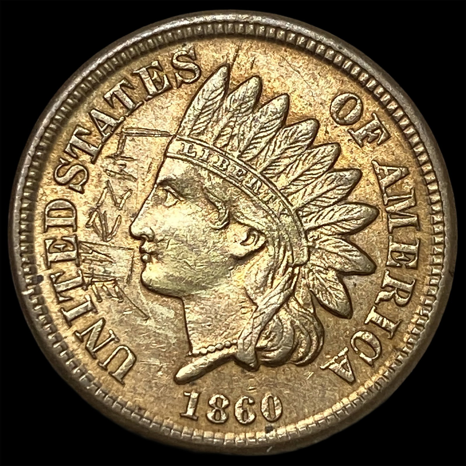 1860 Indian Head Cent HIGH GRADE (1 of 2)