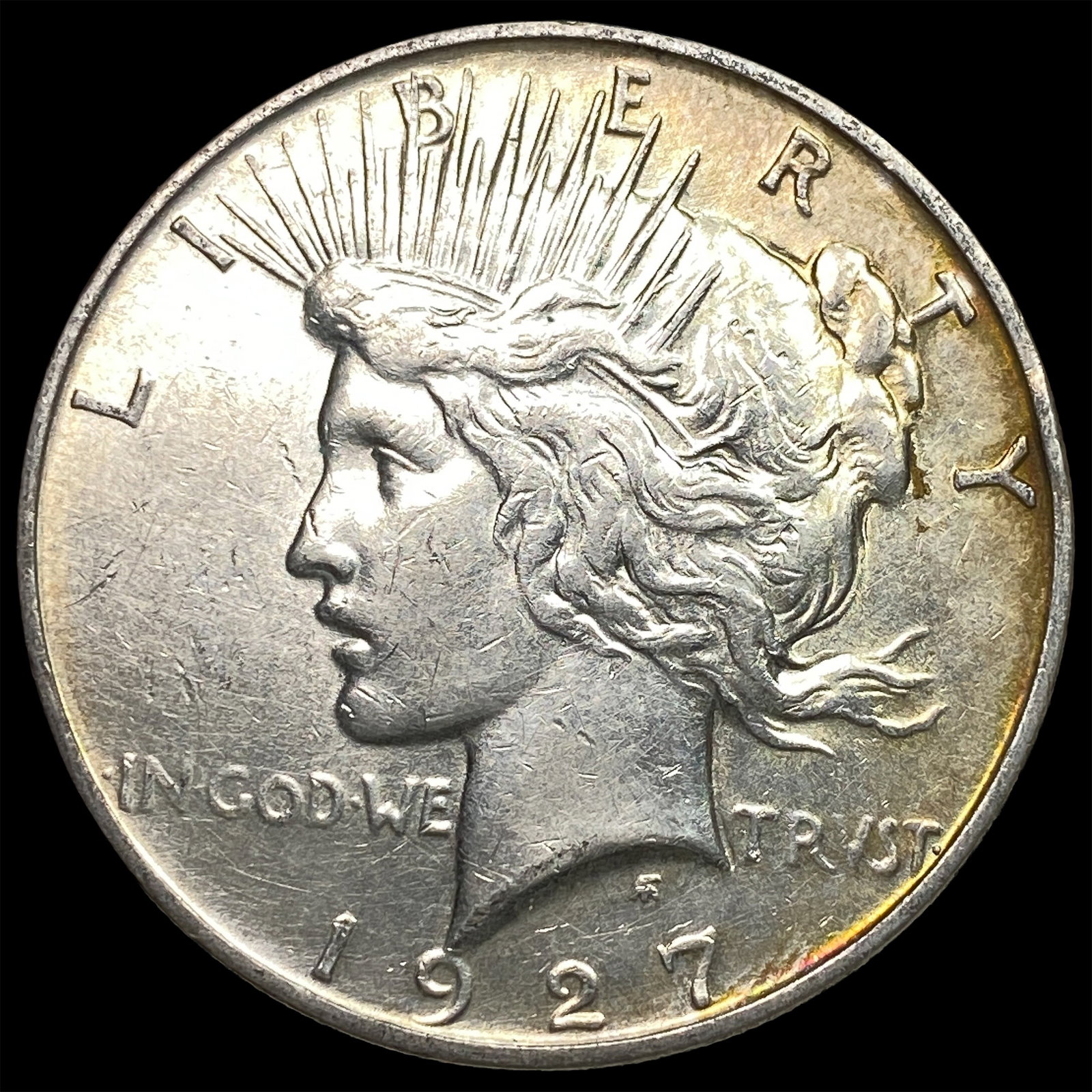 1927-D Silver Peace Dollar CLOSELY UNCIRCULATED: 1927-D Silver Peace Dollar CLOSELY UNCIRCULATED